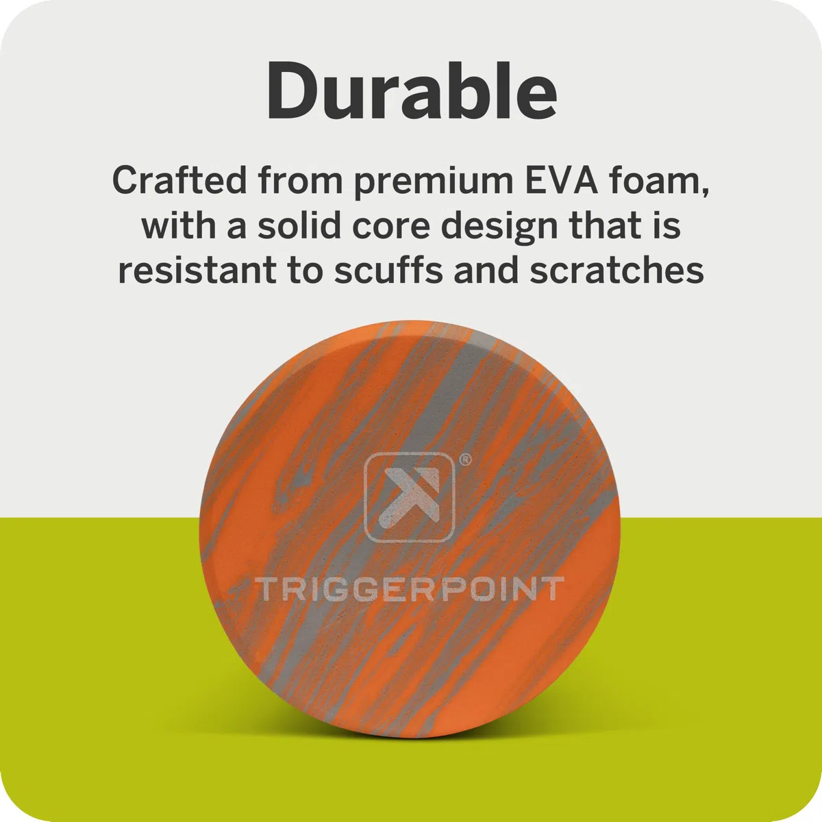 TriggerPoint Foundation Roller – Premium EVA Foam rullo di recupero muscolare e flessibilità, compressione morbida per la prevenzione delle lesioni, ideale per i viaggi, ideale per gli atleti
