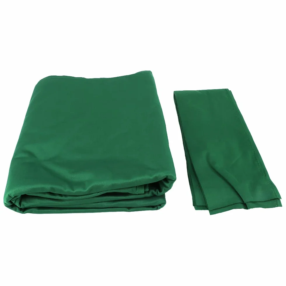 Set di Accessori da Biliardo Professionale, in Feltro per Tavolo Standard da 9 Piedi, Sport, Set di Accessori, Verde/Rosso