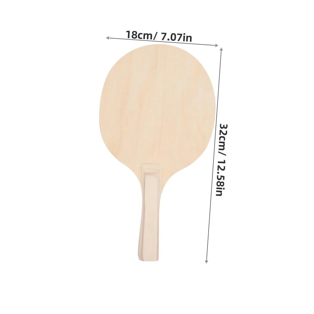 4pezzi Racchette da Spiaggia in Legno Naturale Resistenti Racchette da Badminton per Gioco all Aperto in Marrone Adatte Ragazza Adolescenti e Adulti per Allenare Coordinazione