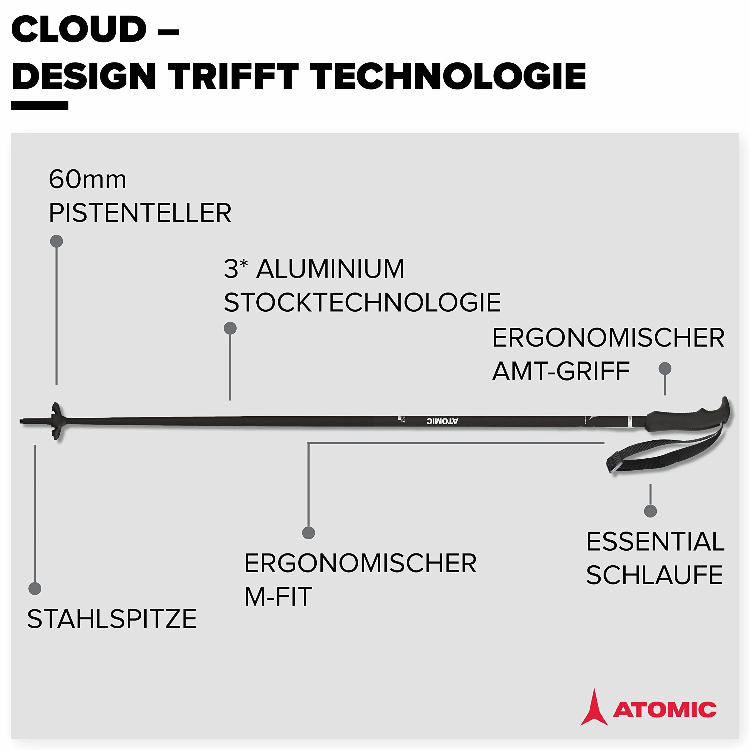 Atomic Cloud - Racchette Donna