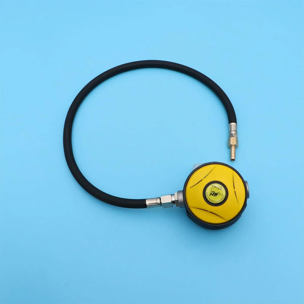 Subacqueo in Silicone per Immersione Secondario Giallo | Uso Ricreativo e Professionale, Leggero, per Principianti e Nuotatori