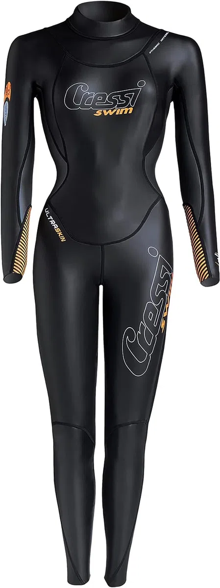 Cressi Triton Lady all in One Swim Wetsuit 1.5mm, Muta Donna Monopezzo da Nuoto, Neoprene Alta Densita Glide Skin