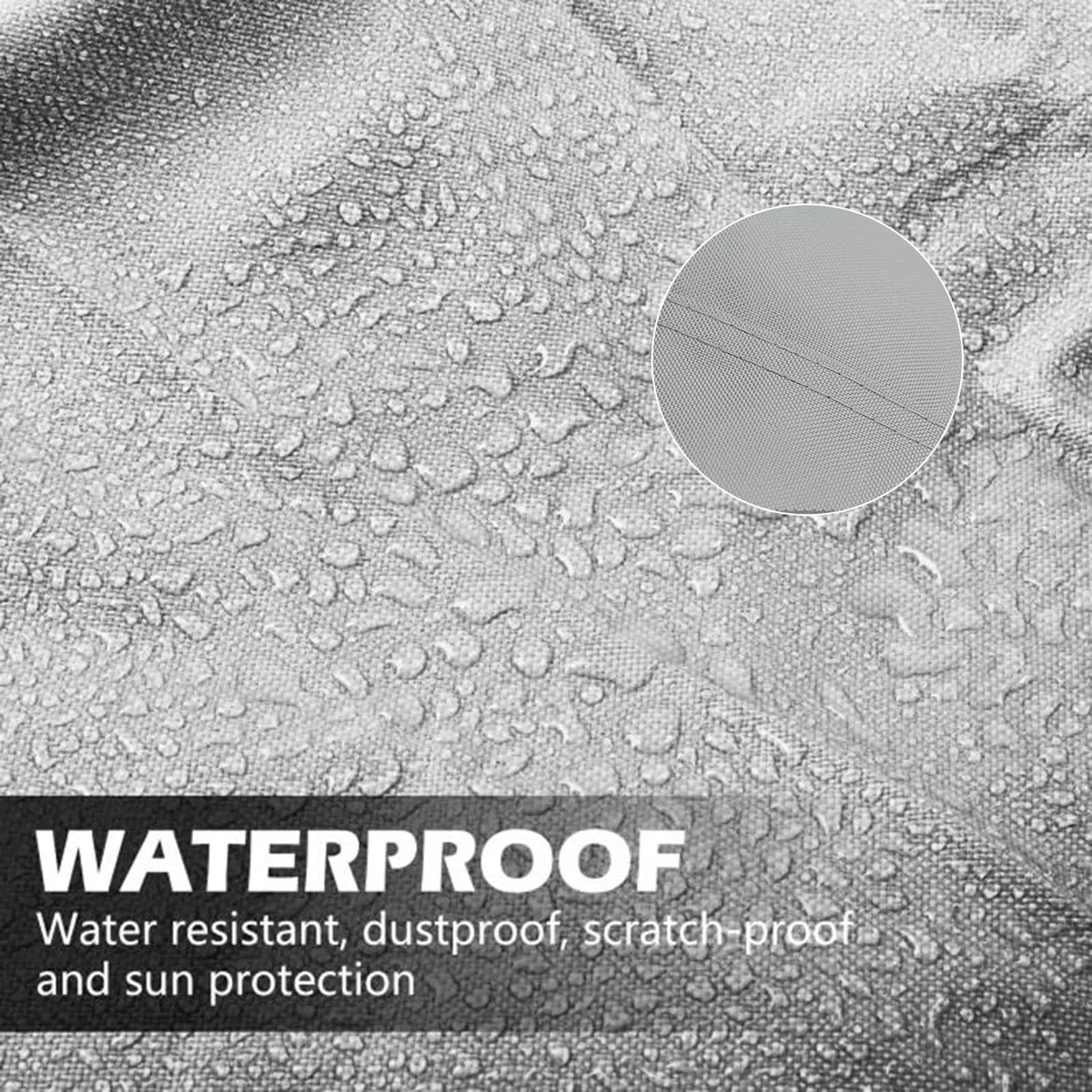 Copertura Kayak Impermeabile 210D Oxford – Telo Protettivo Antipolvere E Anti-UV Per Canoa, Kayak Gonfiabile, Paddle Board, SUP – Custodia Esterno Pieghevole Resistente-Gray||5 m/16ft