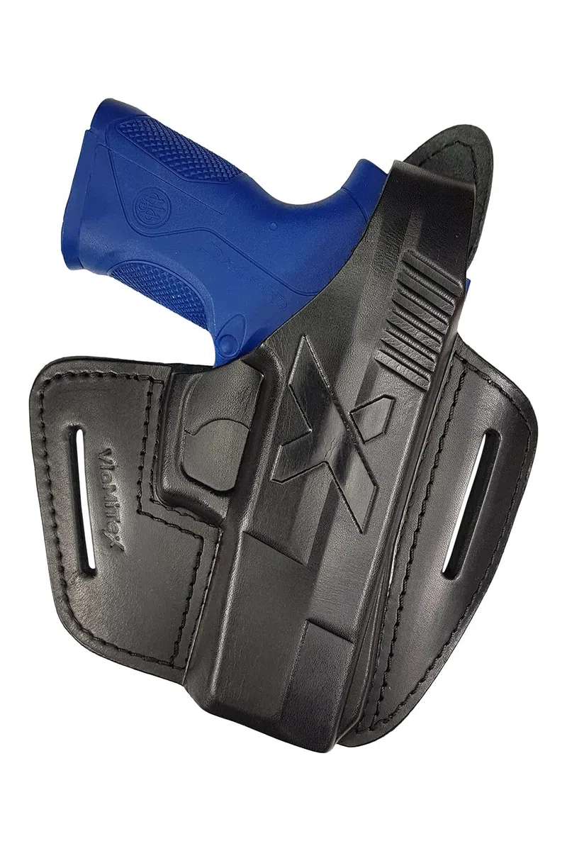 VlaMiTex B22 Fodero per Pistola Beretta Px4 Storm Full Size e Compact in Pelle Nero