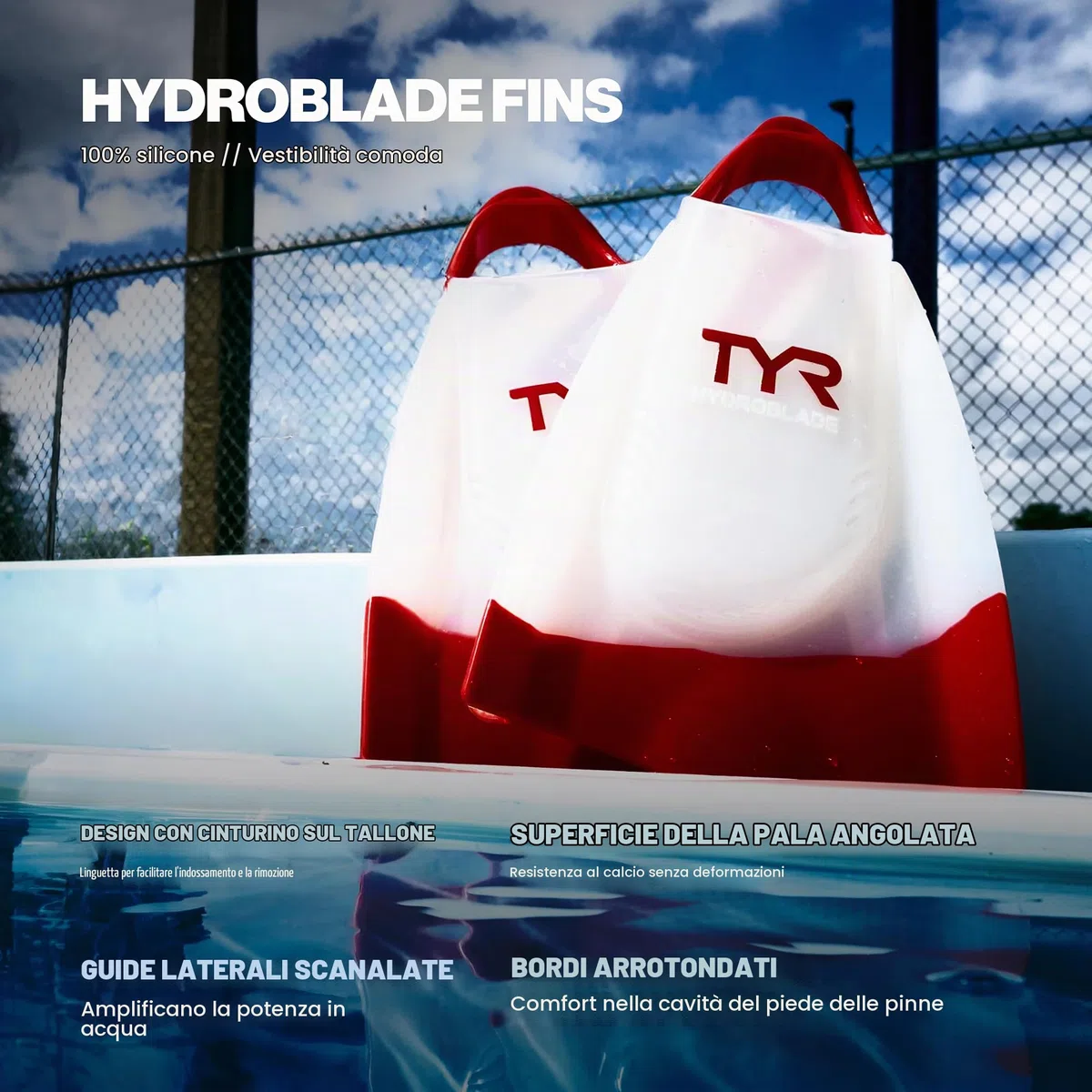 TYR Hydroblade Fins - Pinne Hydroblade Unisex Adulto
