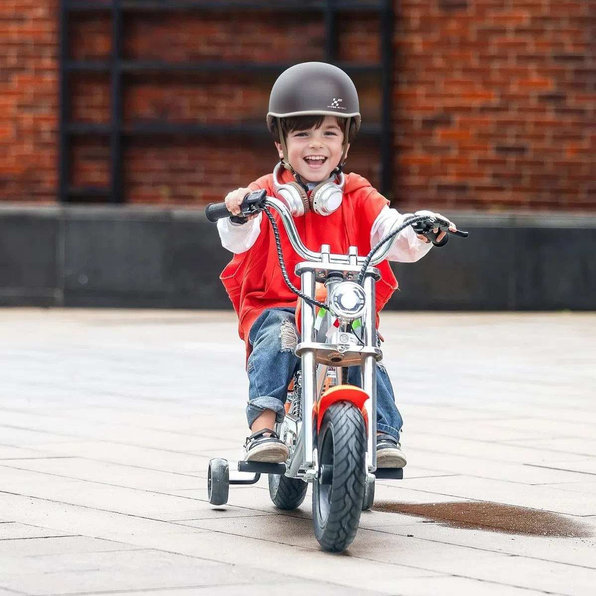 HYPER GOGO Ruota di Addestramento per Motocicletta Elettrica per Bambini