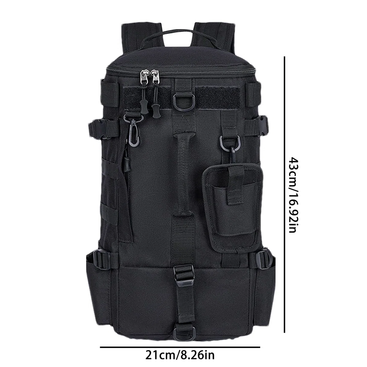 Zaino per attrezzatura da pesca, borsa per attrezzatura da pesca per | esterni con supporti per canna da pesca, grande borsa per attrezzatura da pesca, borsa da viaggio per pesca, campeggio