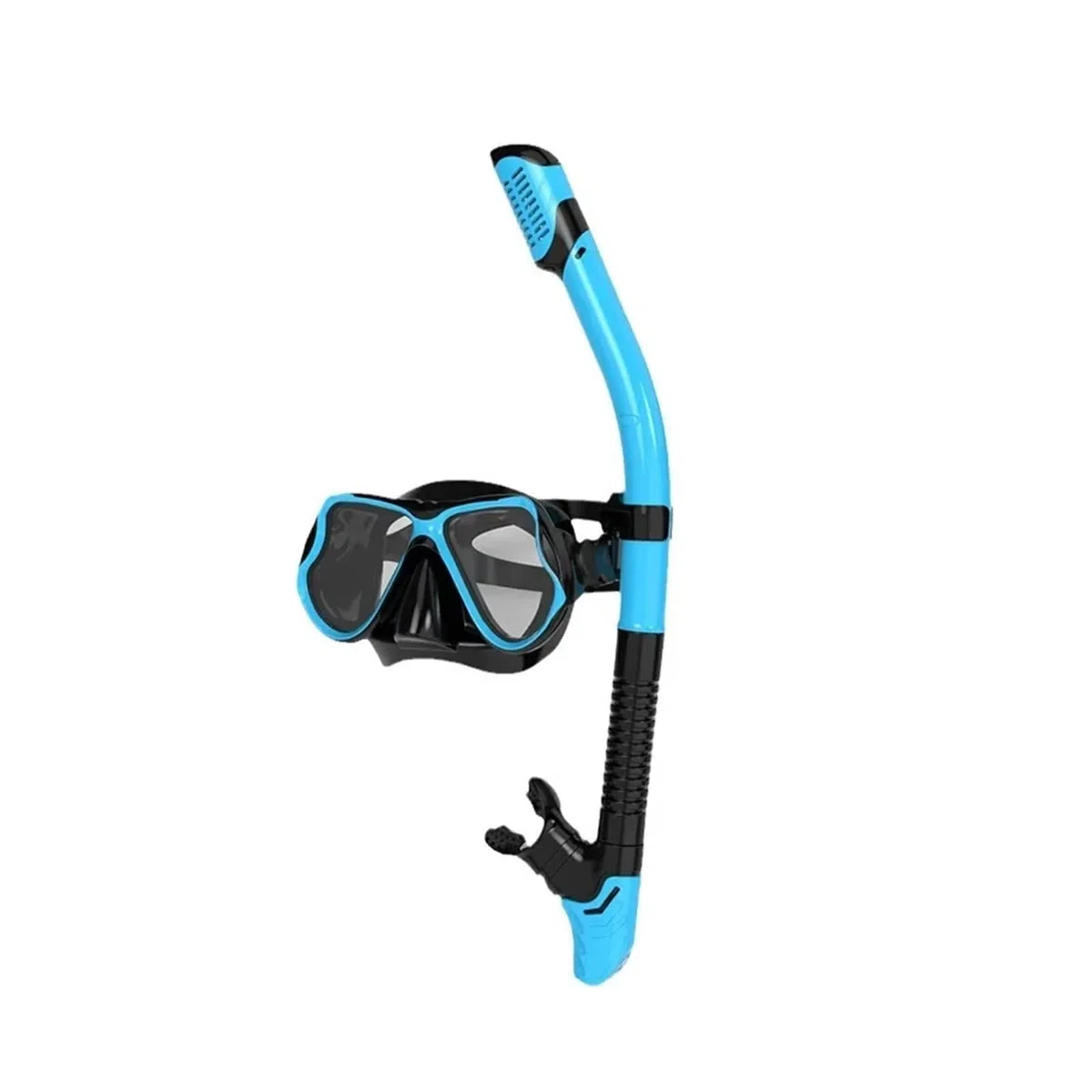 Maschera Subacquea Set di Occhiali da Sub Set Professionale per Lo Snorkeling Maschera da Sub in Silicone con Montatura Grande Snorkel Completamente Asciutto Maschera da Snorkeling(Green,L/XL)