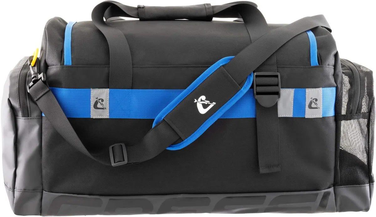 CRESSI dal 1946 - Olimpia Pool Family Duffle - Borsone Tecnico Modulare Sportivo, Ideale per Piscina Uomo e Donna e Attività Acquatiche anche Collettive, Nero/Blu 45 L