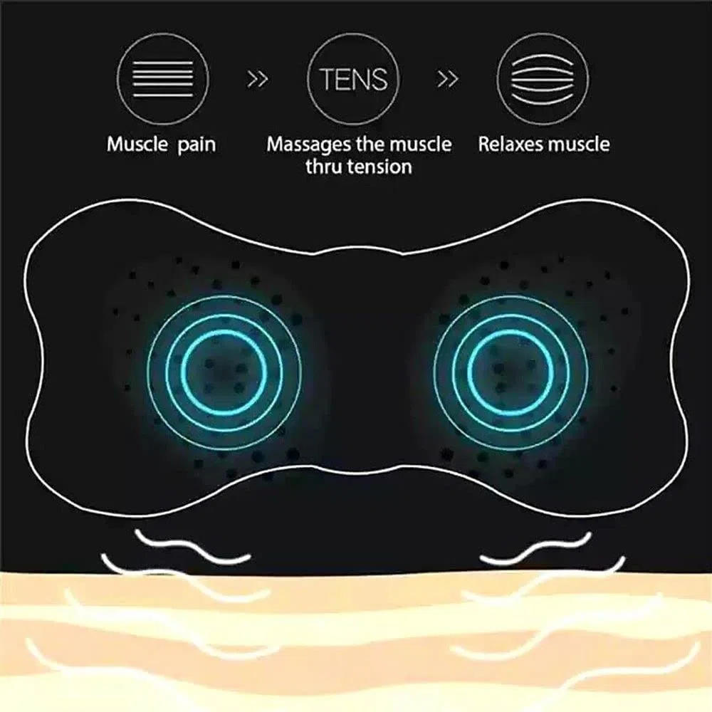 Massaggiatore Elettrico Intelligente per L'Aumento del Seno con 6 modalità, EMS, frequenza Wireless, stimola la Crescita del Torace, massaggiatore Addominale, Gambe, Braccia e pett