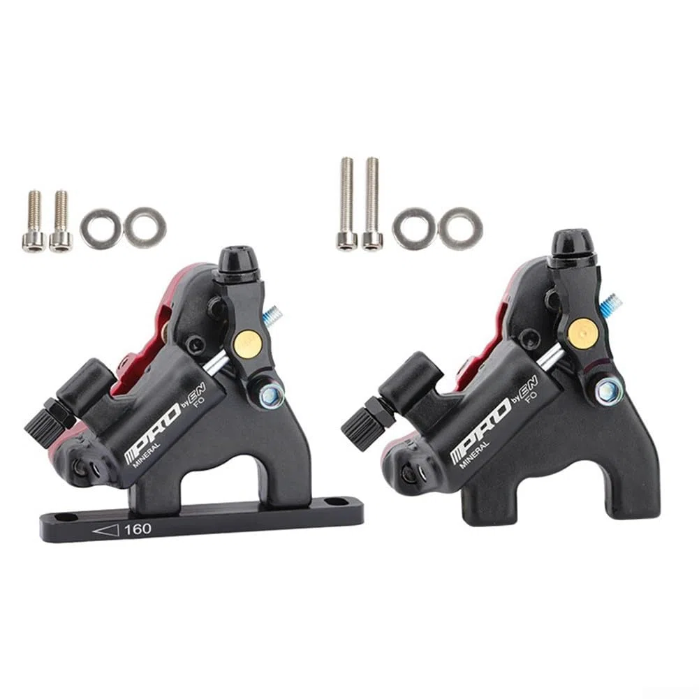 Pinza freno idraulica leggera per bici da strada design meccanico con finitura ossidata (anteriore e posteriore)