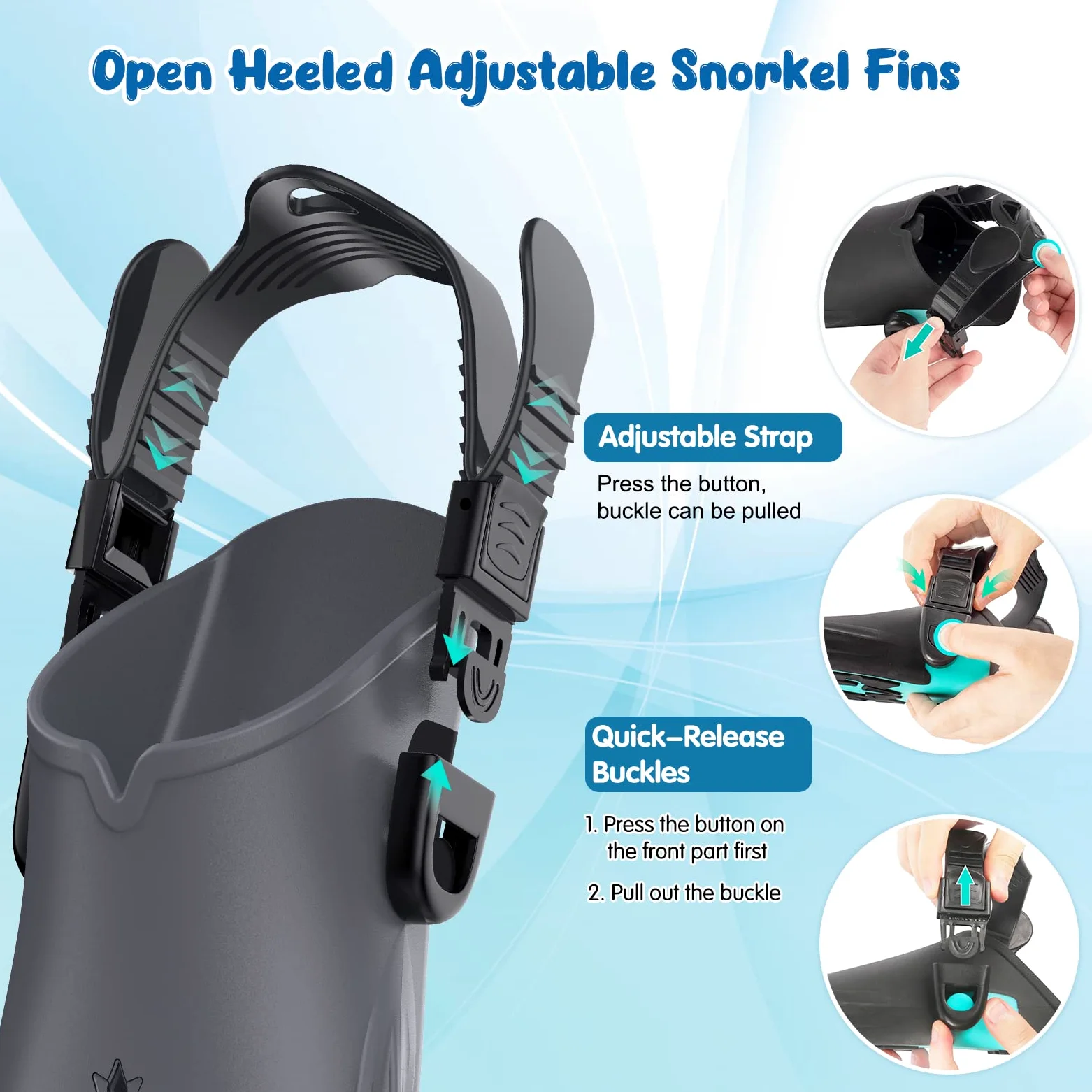 Seovediary Set da snorkeling per bambini