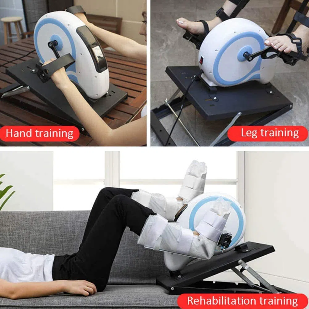 Tapis roulant Pieghevole Cyclette Pedaliera per Braccia e Gambe Dispositivo Elettrico per l'allenamento riabilitativo degli Arti Superiori e Inferiori