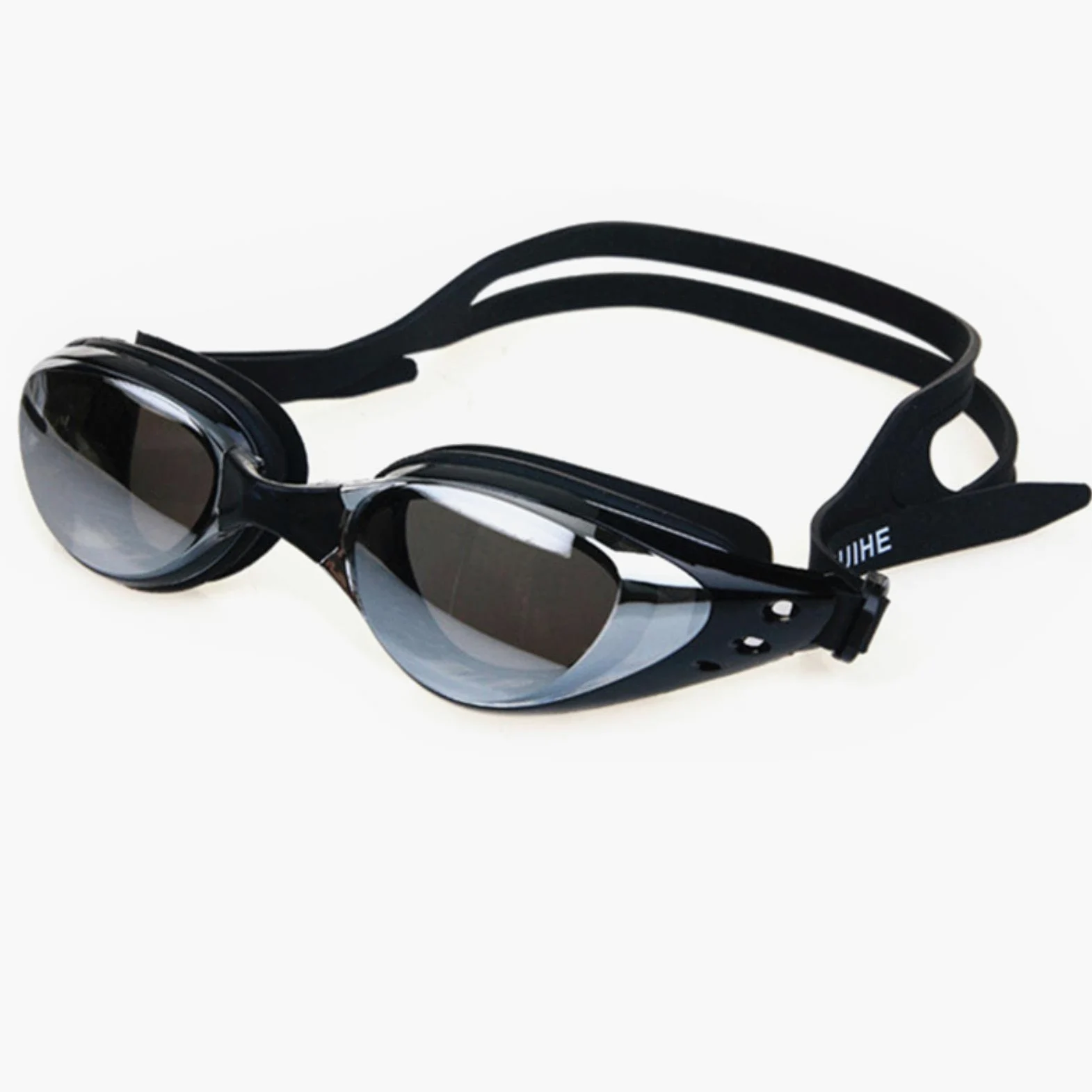 occhialini, Occhiali da Nuoto for Uomo e Donna, antiappannamento, con prescrizione UV, Impermeabili, Regolabili in Silicone, for Piscina, Adulti, Occhiali da Sub(Lavender)