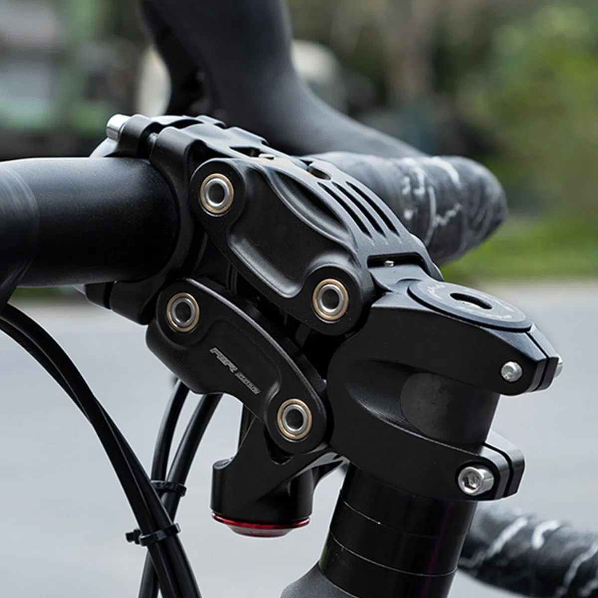 Generico Attacco Manubrio per Bici Attacco Ammortizzatore Ergonomico | Supporto Peso Bilanciato E Impugnatura Ergonomica Per Percorsi Sterrati Adatto A Ciclisti E Famiglie