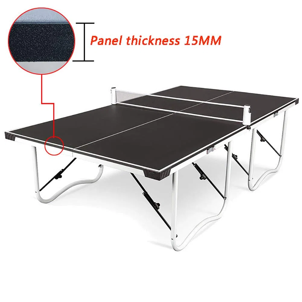 RSGK Tavolo da Ping-Pong Pieghevole, Tavolo da Ping-Pong familiare Pieghevole con puleggia, Tavolo da Ping-Pong Professionale per Adulti per Adulti e Genitori