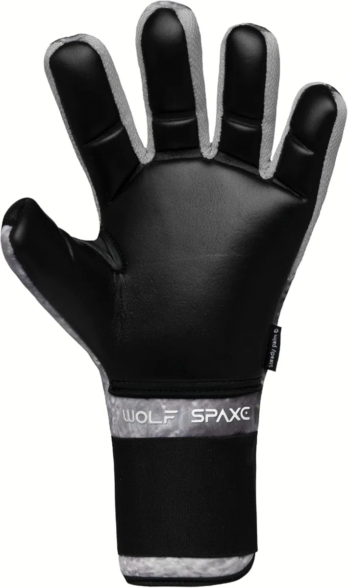 Wolf X - Guanti da portiere uomo e bambino - Guanti portiere con lattice tedesco - Presa antiscivolo - Taglio negativo - Sensazione seconda pelle