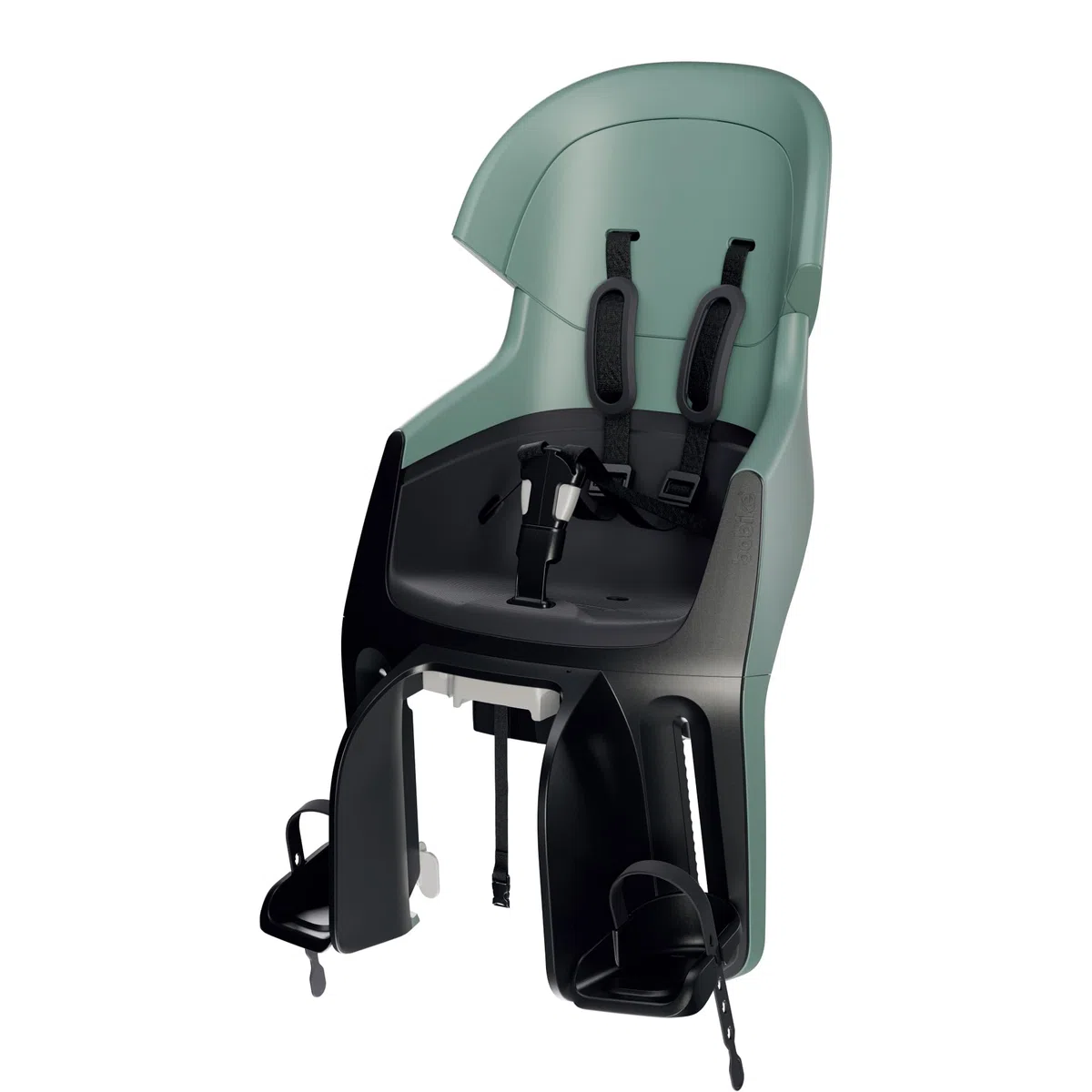 Seggiolino Posteriore Bicicletta Bambini Reclinabile Al Telaio e Portapacchi Bobike EXCLUSIVE EVOLVE MAXI doppia parete, sospensione integrata, poggiatesta regolabile e cintura a 5 punti, fino a 22 kg