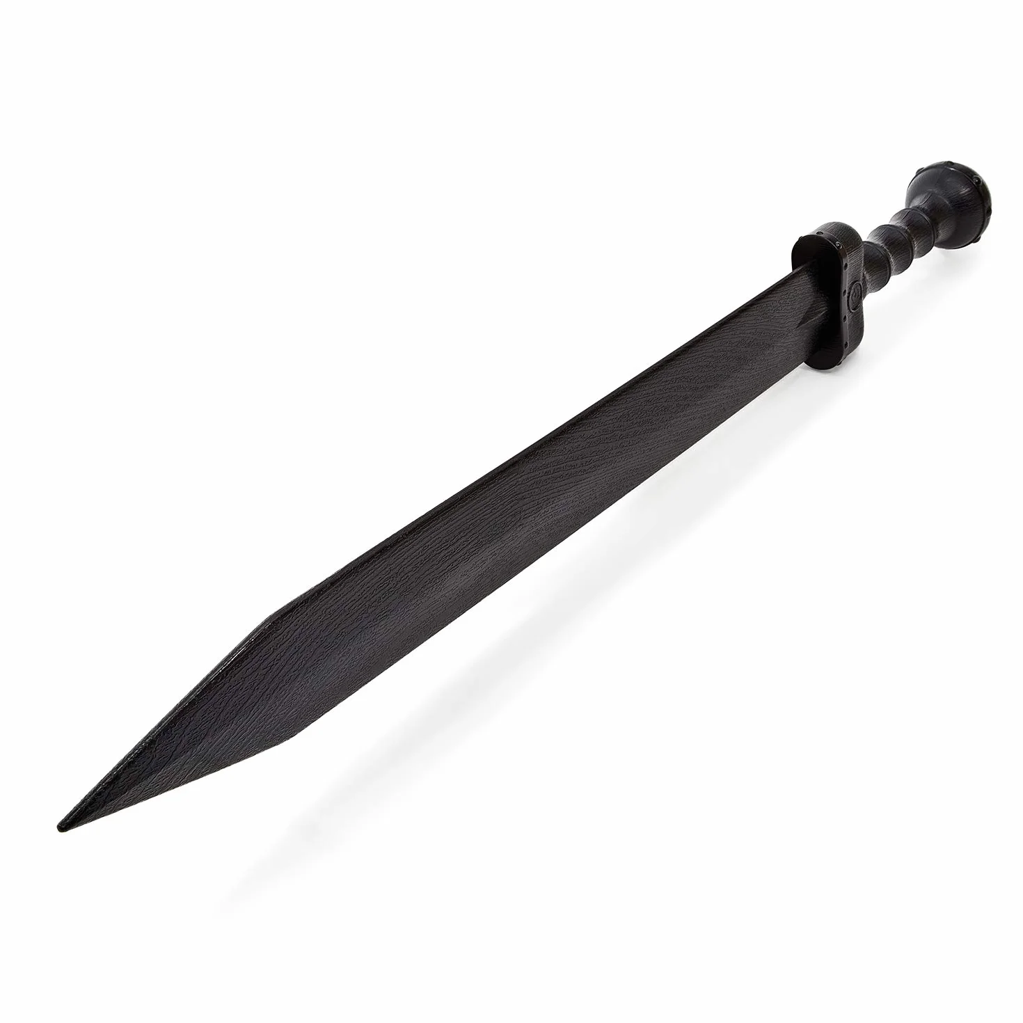 Roman Arti Marziali Nero Polipropilene Plastica Gladius Allenamento Spada - V4