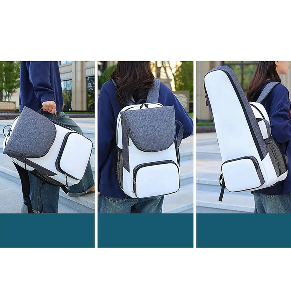 Générique Tennis Backpack, Badminton Racquet Bag, Sport Equipment Storage, Water-Resistant Design, Multiple Compartments, Black, for Teens, Youth, Boys, Girls, Men, Women, Family