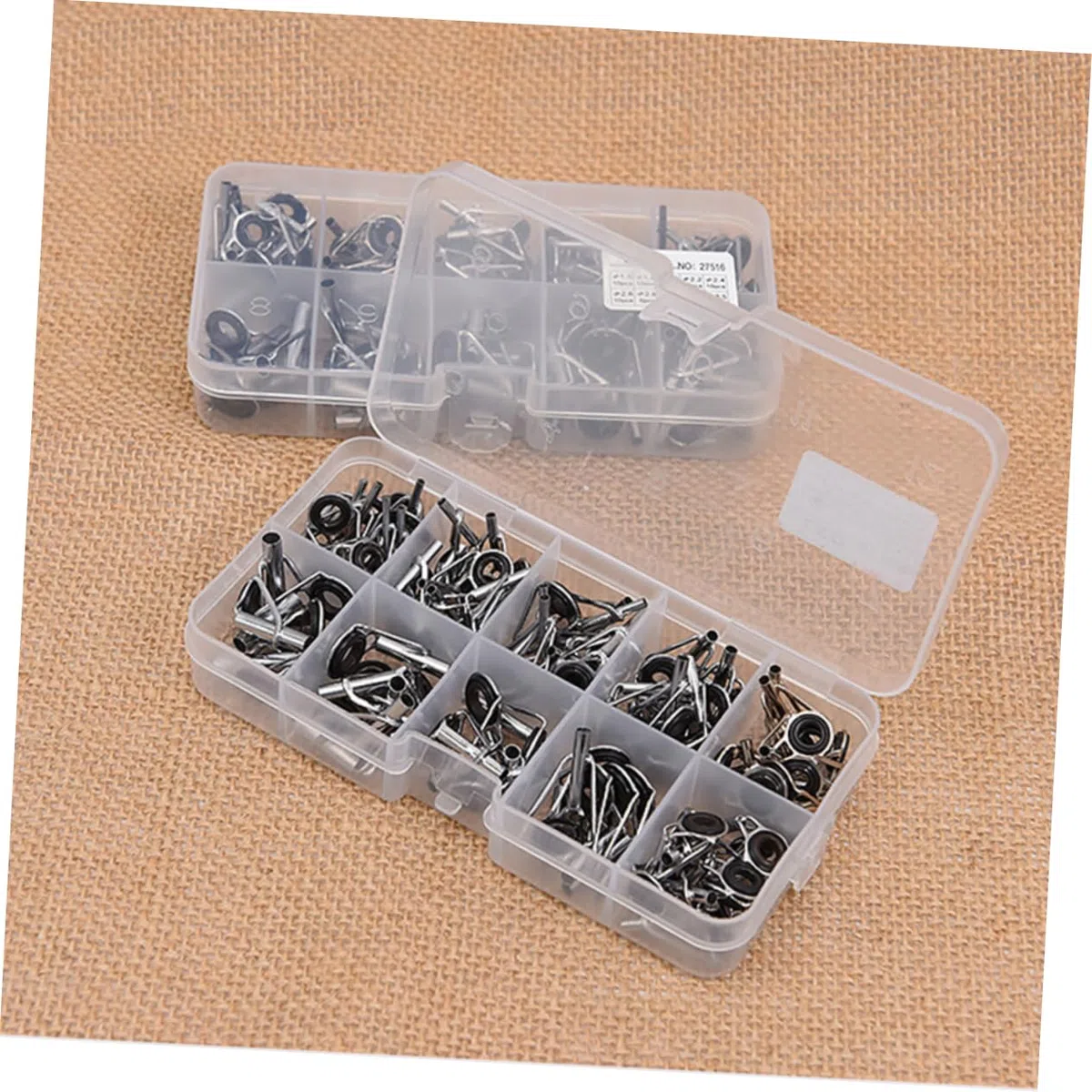 Mipcase 240pezzi Accessori per Canna da Pesca Guida Anelli e Ricambi per Pesca Mare Leggero e Resistente per Amanti della