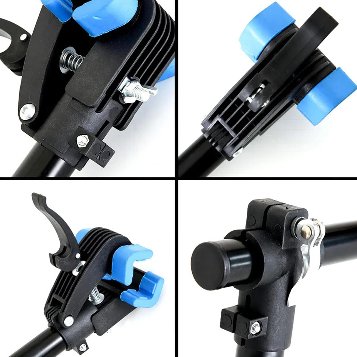 Cavalletto per riparazione bici, morsetto riparazione biciclette montaggio a parete Supporto rack di manutenzione biciclette domestico regolabile carichi pesanti garage o mountain