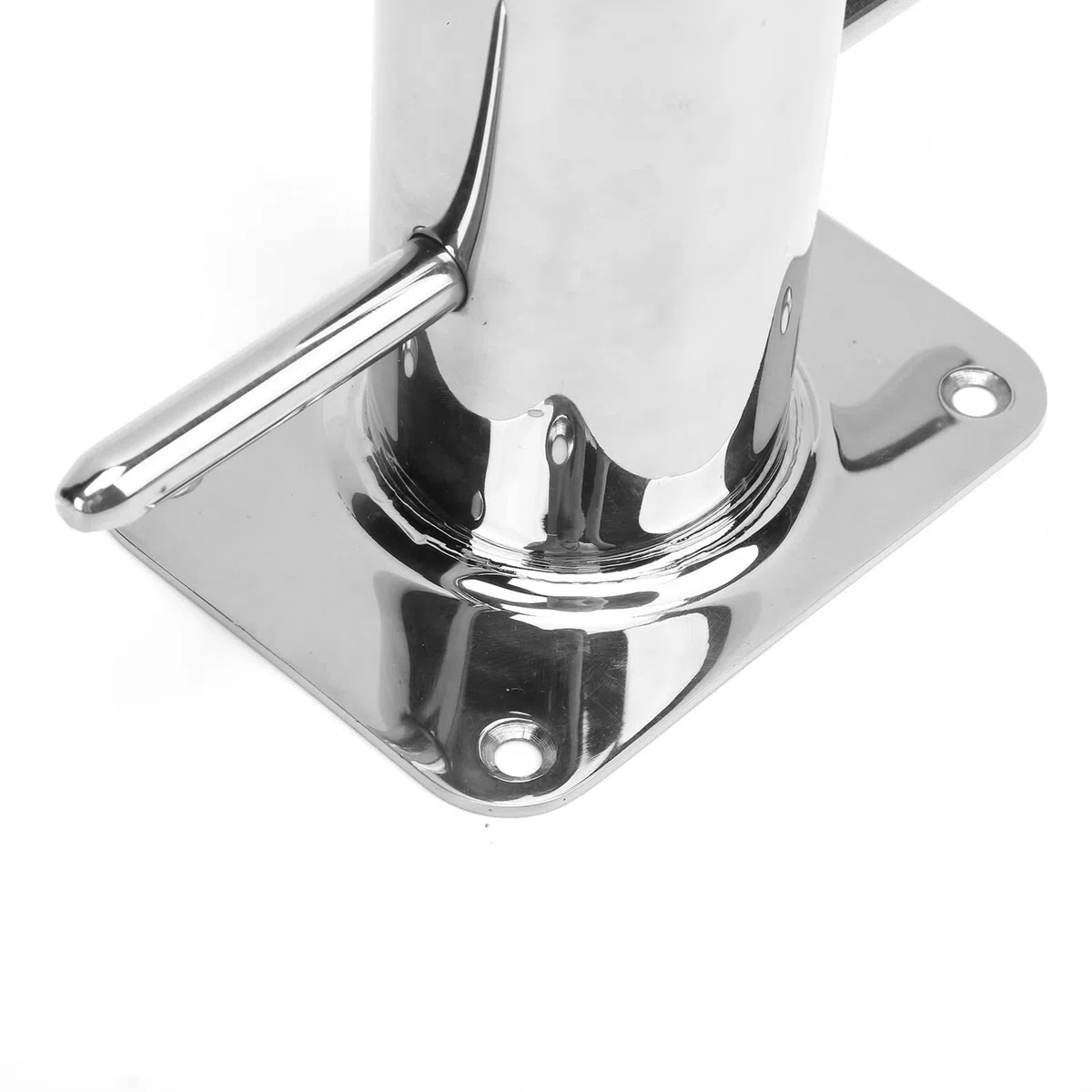 Bitta di ormeggio singola in acciaio inox 316 lucido Cleat marino resistente per barca, yacht e molo (120MM)