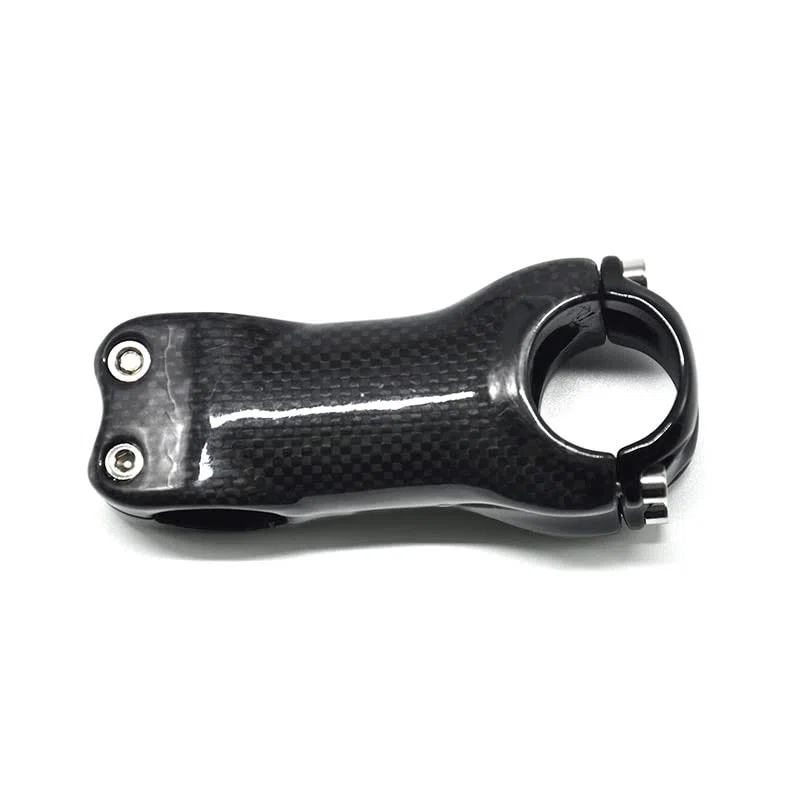 Attacco Manubrio Mtb Stelo da ciclismo 3K Gloss lucido full fibra di carbonio in fibra di carbonio 70-120mm Mtb. Supporto for manubrio for biciclette da strada Stams 6 ° Attacco Manubrio(17 angle x 90