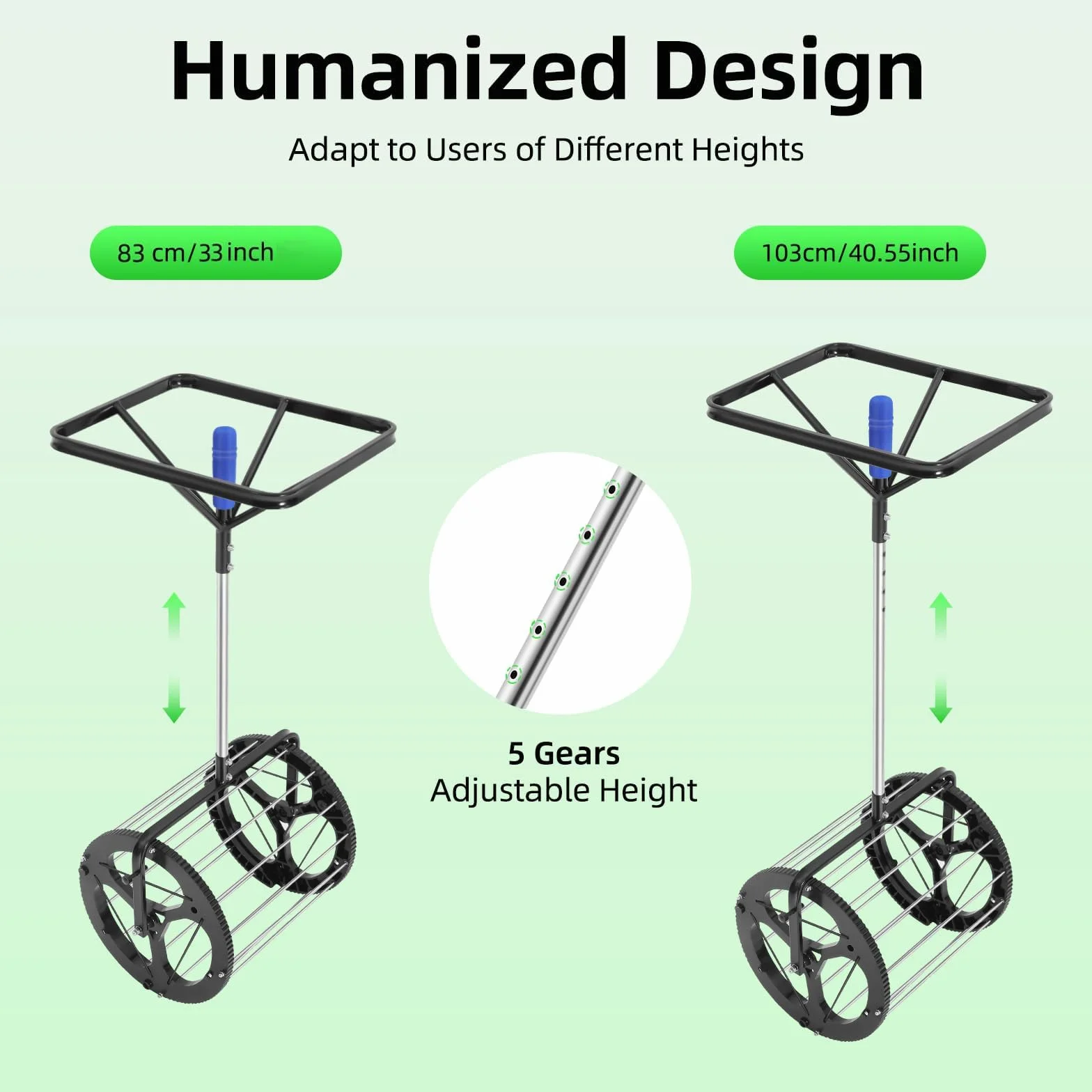 Raccoglitore automatico per palline da tennis, capacità 80 palline, cestino da raccolta 2 in 1 con altezza regolabile, raccogli palline con manico, tramoggia portatile per campo