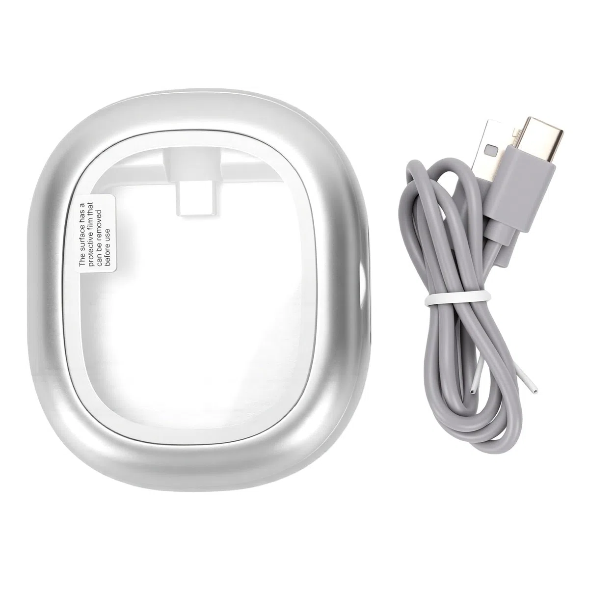Wakects Custodia di Ricarica Adatta per Ring 3, Custodia Caricabatterie Smart Ring in ABS con Batteria da 2000 MAh, Finestra LED, Protezione Multipla, Stazione di Ricarica da Viaggio per Utenti Gen