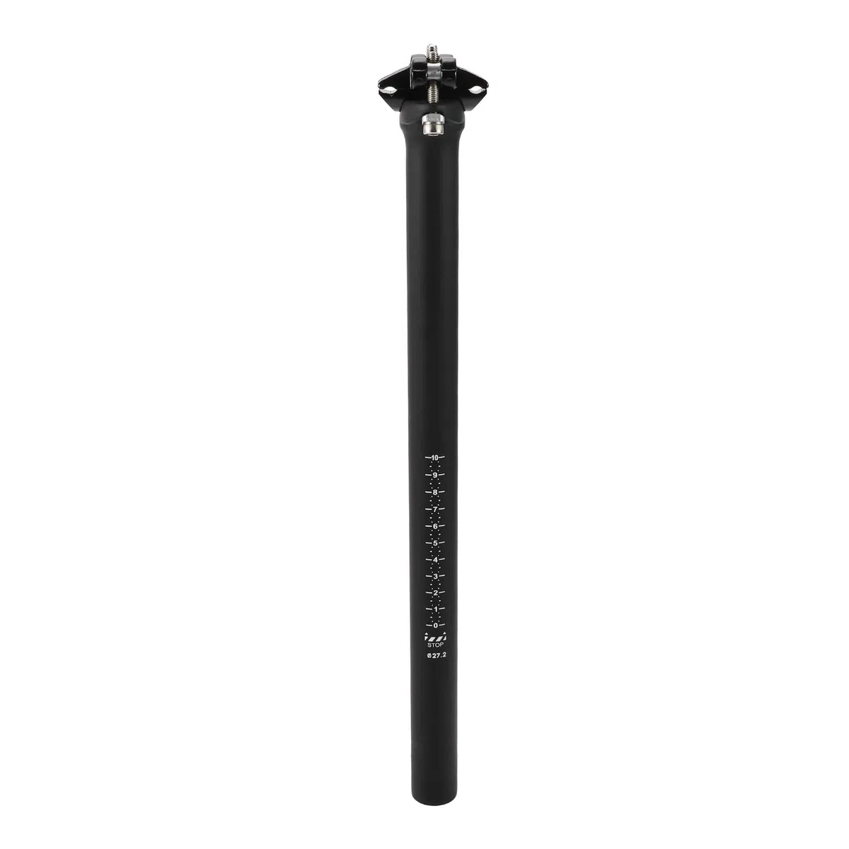 Reggisella Per Bicicletta 27,2x350mm Ammortizzante 1 Pezzo | Materiale: Fibra Di Carbonio. Colore: Nero Opaco. Adatto A Bici A Scatto Fisso, Da Strada, MTB, Universali.
