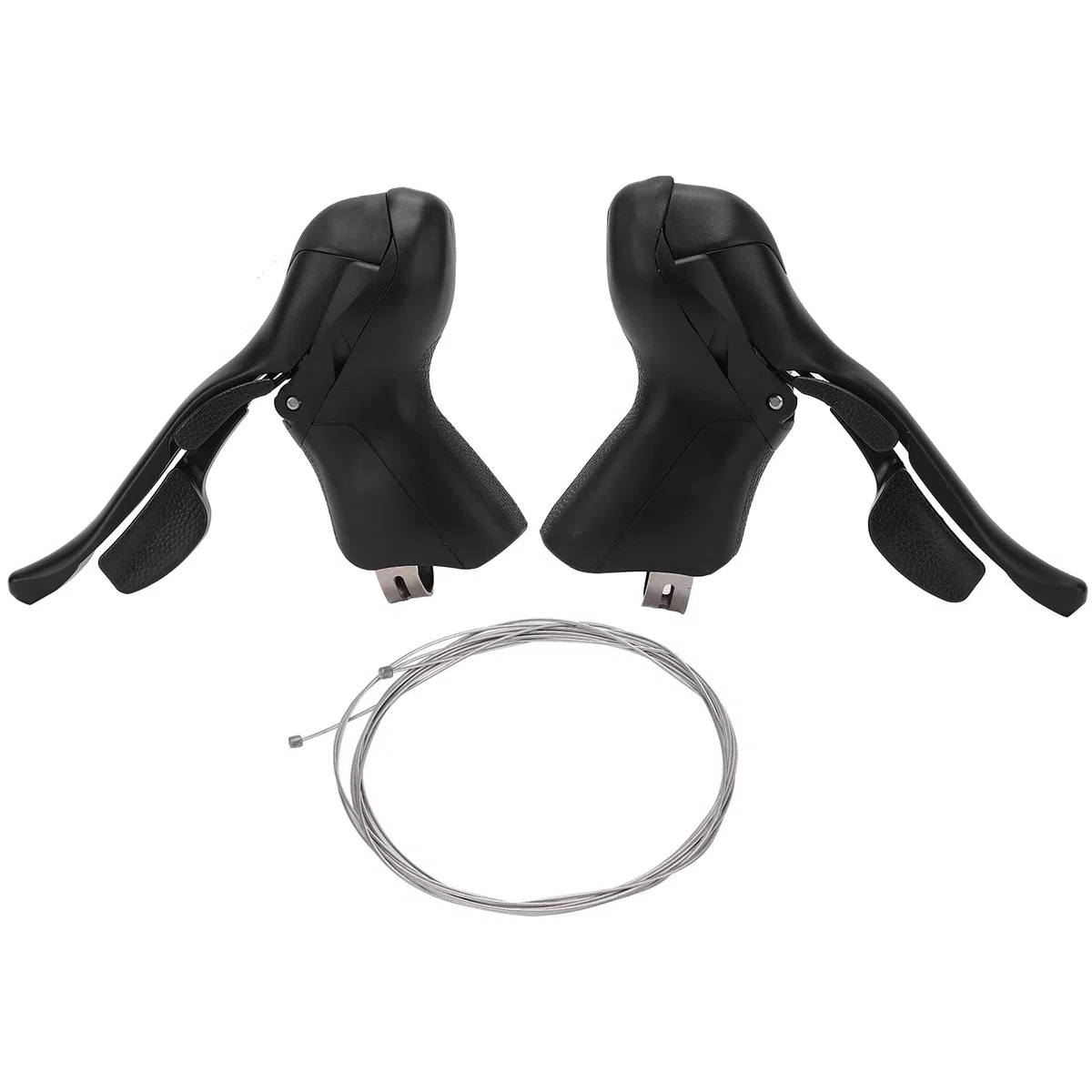 Set di leve del freno per bicicletta, in lega di alluminio resistente, per mountain bike e bici da strada, 2 unità con funzioni di sollevamento e abbassamento, 170 x 115 mm (3 x 7)