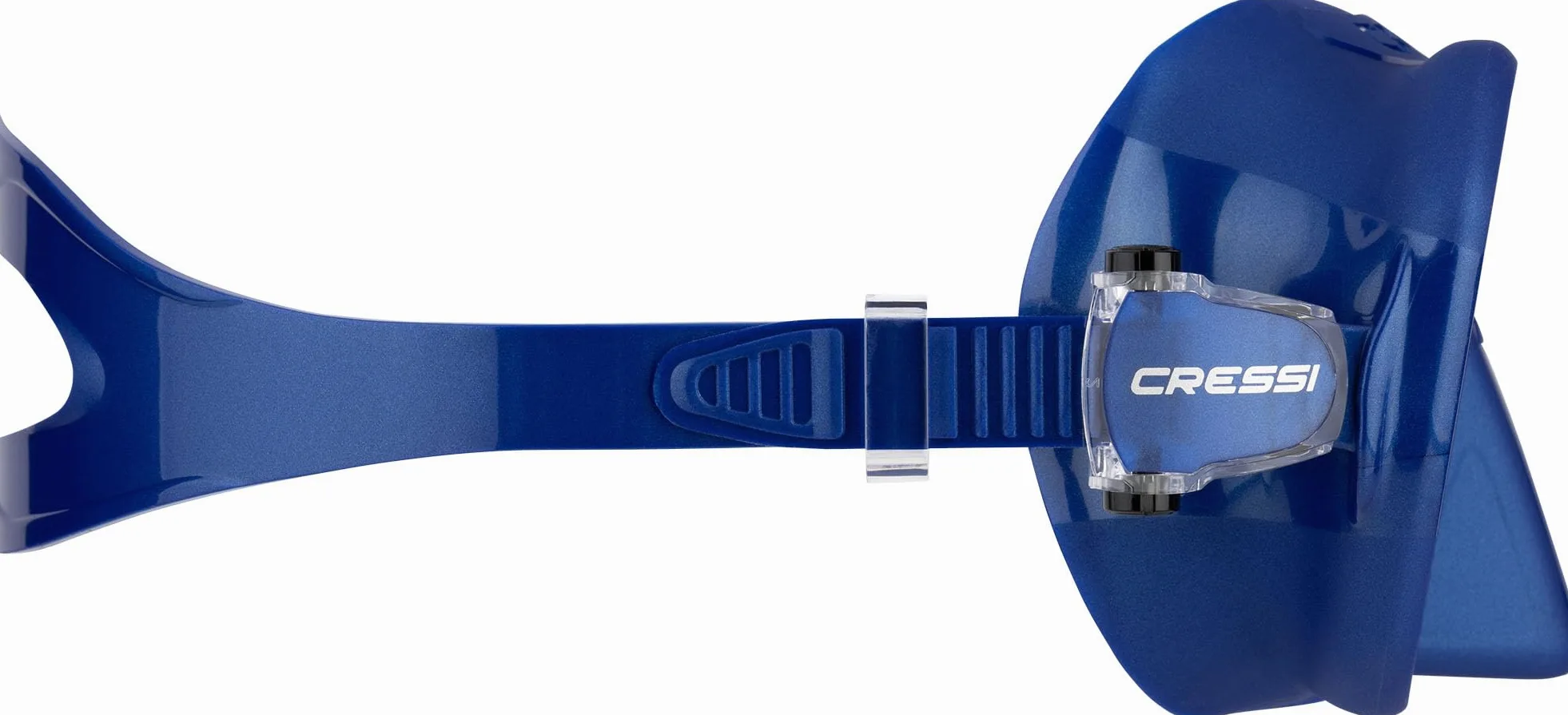 Cressi Maschera subacquea senza cornice per adulti, lente mono, volume interno basso, puro silicone morbido, ZS2: progettata in Italia da Cressi