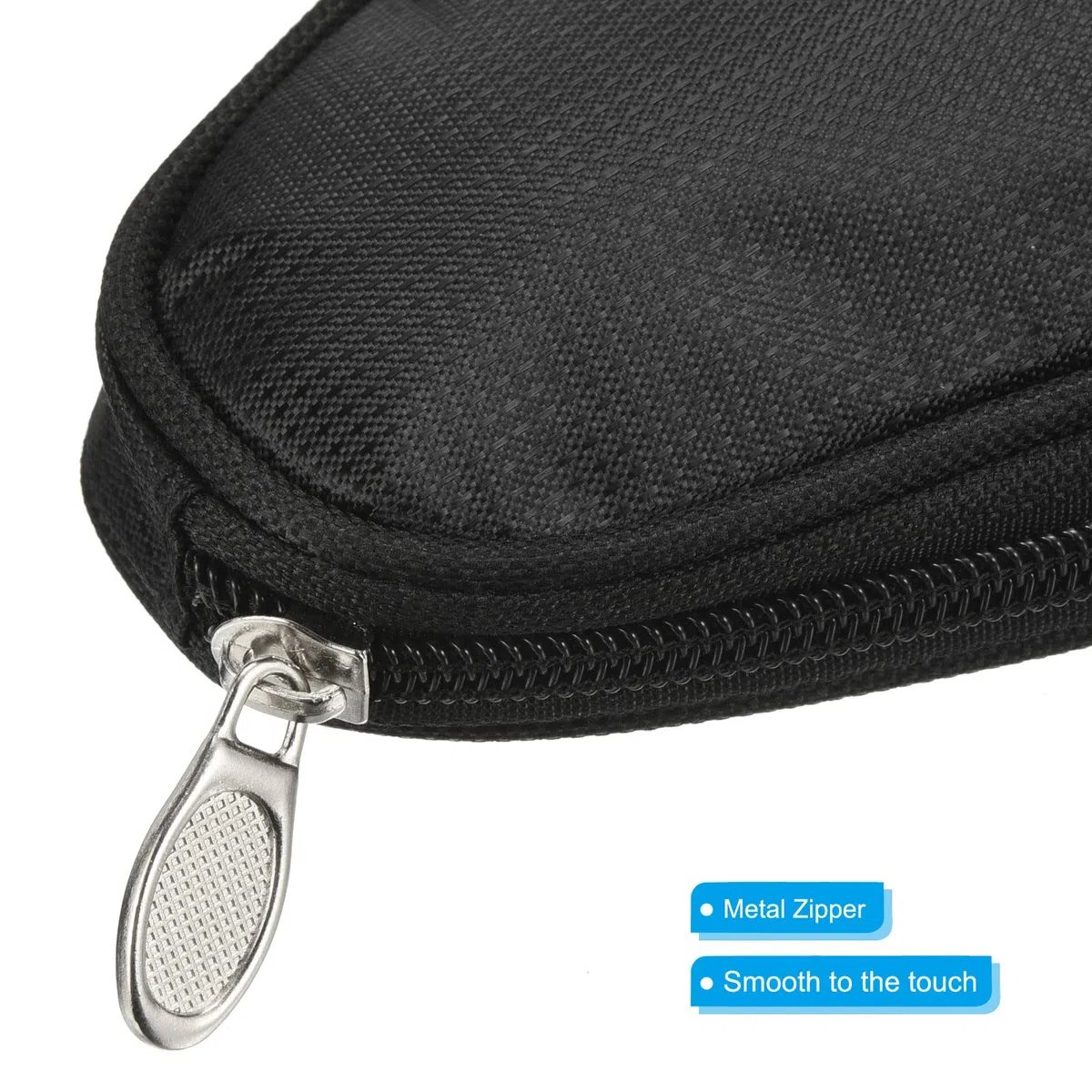 PATIKIL Ping Pong Racchetta Custodia, 2pz Ping Pong Racchetta Custodia Morbido Copertura Contenitore Borsa Zucca Forma per Sport Accessori, Nero