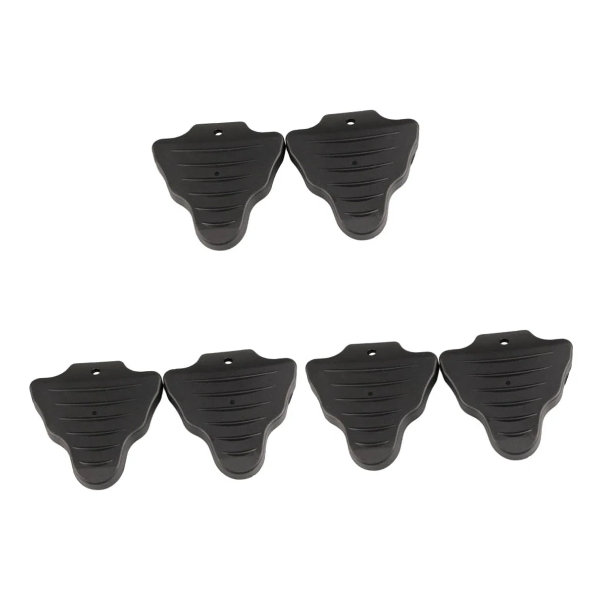 INOOMP 3 Paia Manicotto della serratura della bicicletta protezione della tacchetta della bici copertura della tacchetta del pedale della bici Accessori per pedali da ciclismo Black