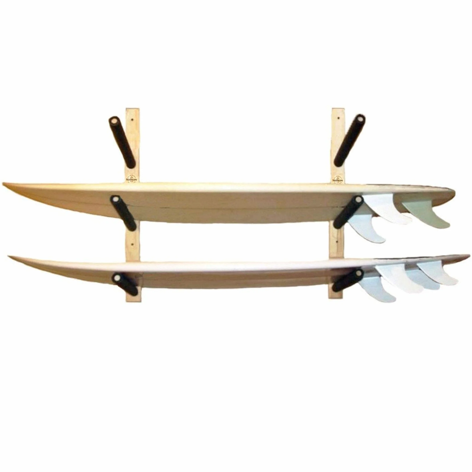 Northcore Triple Surfboard Rack NOCO90C - Wood