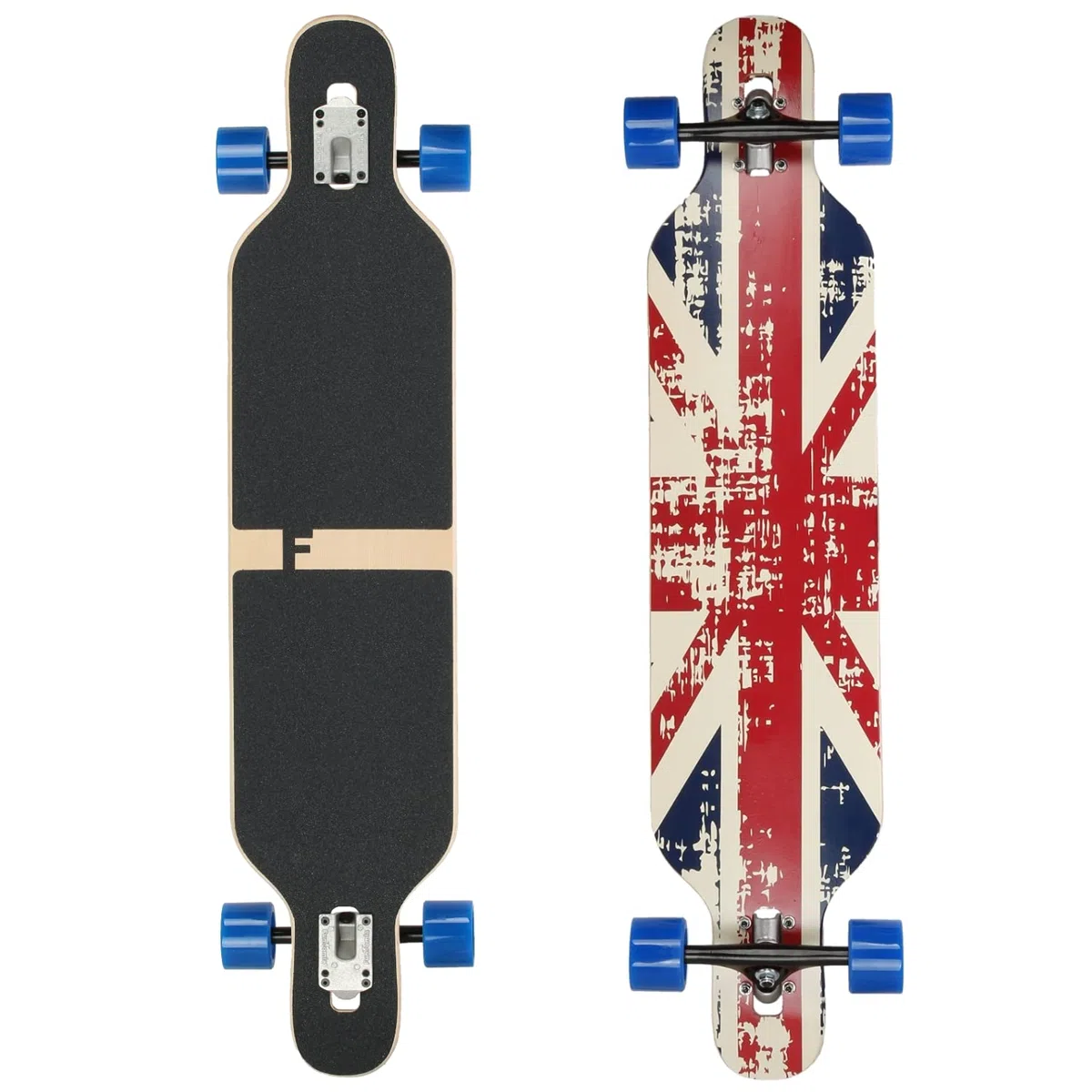 Flex1 fino a 122 kg – Camber Longboard (Flex1 fino a 122 kg, Inghilterra – legno d'acero)