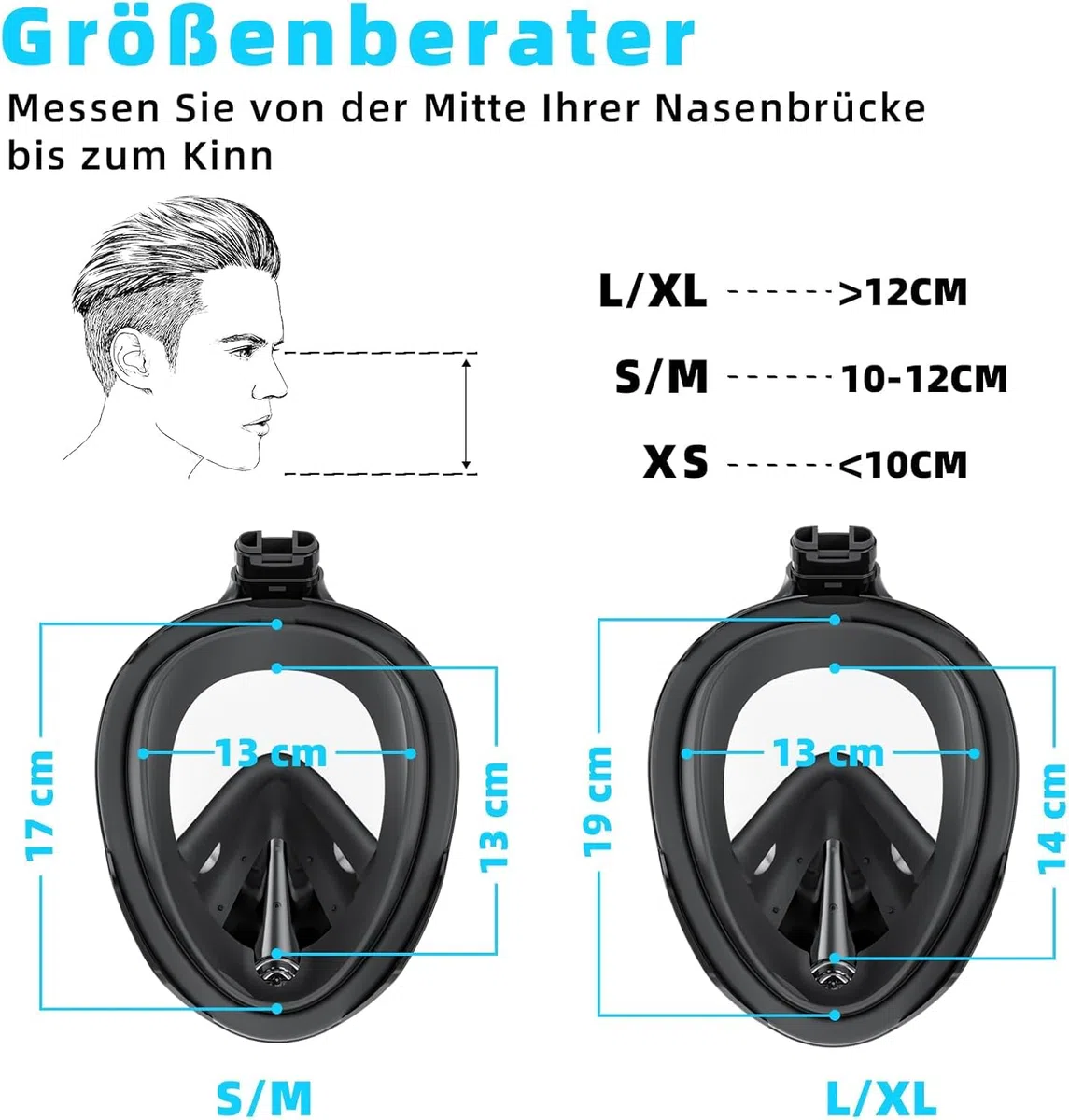 Maschera subacquea