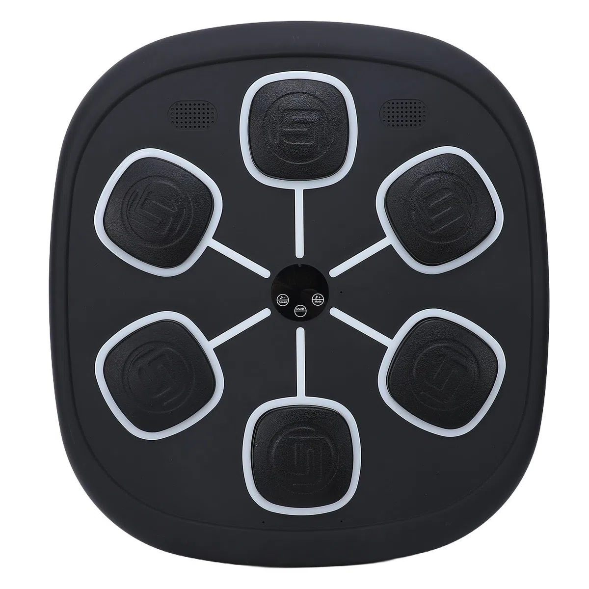 Macchina da Boxe Musicale Intelligente, Elastico in PU Bluetooth Montato a Parete LED Opzione Livello di velocità Bersaglio da Boxe Elettronico per Adolescenti Adulti