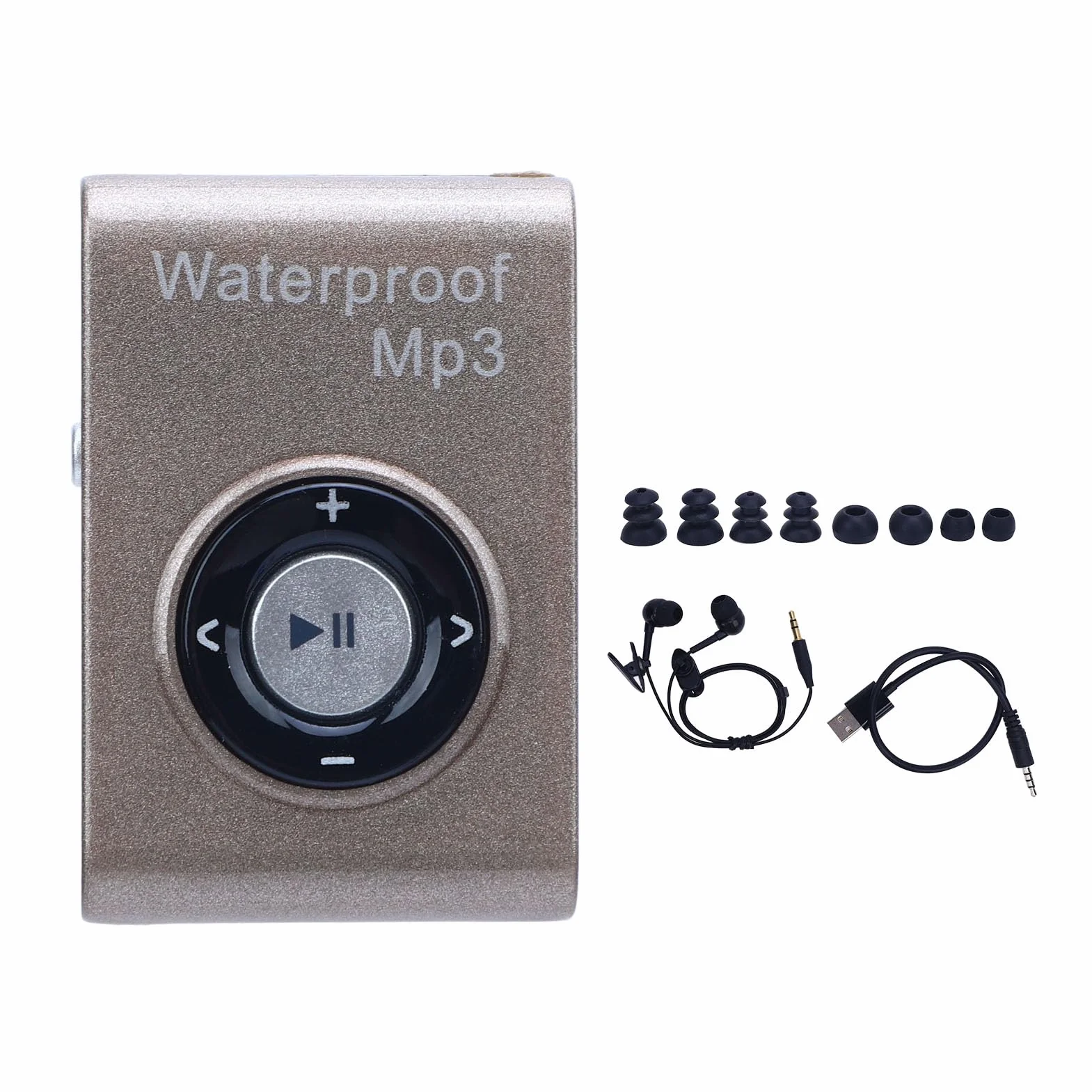 per il Nuoto con 8 GB di Spazio di Archiviazione, qualità Audio HiFi, Include Cuffie Impermeabili, Lettore MP3 Subacqueo per Nuoto, Immersioni e Sport Acquatici