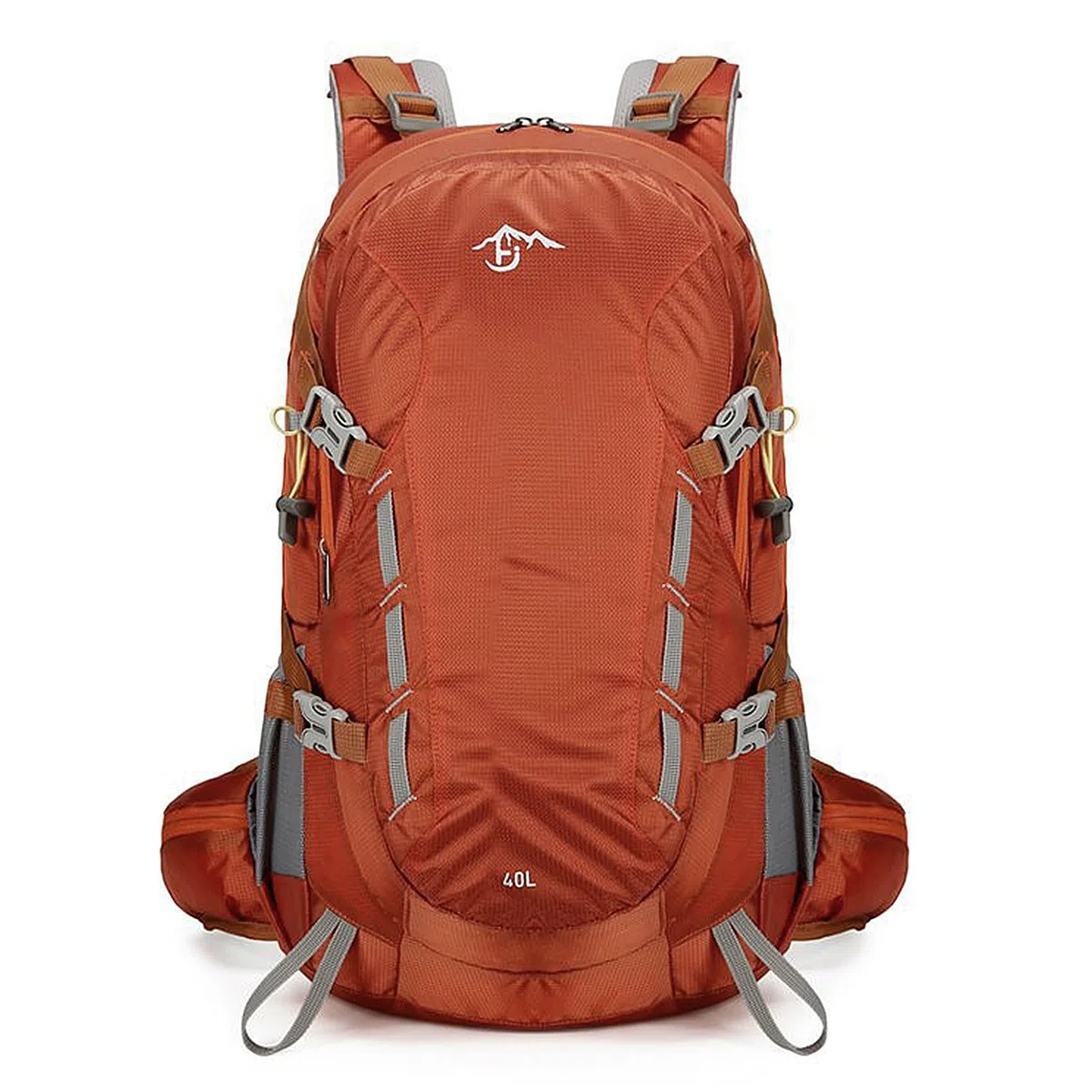 Long Keeper Zaino Trekking - Impermeabile 40L Campeggio Zainetto con Copri Pioggia Leggero Zaino Montagna Zaino di Sport Esterno per Arrampicata Sci Ciclismo Viaggi