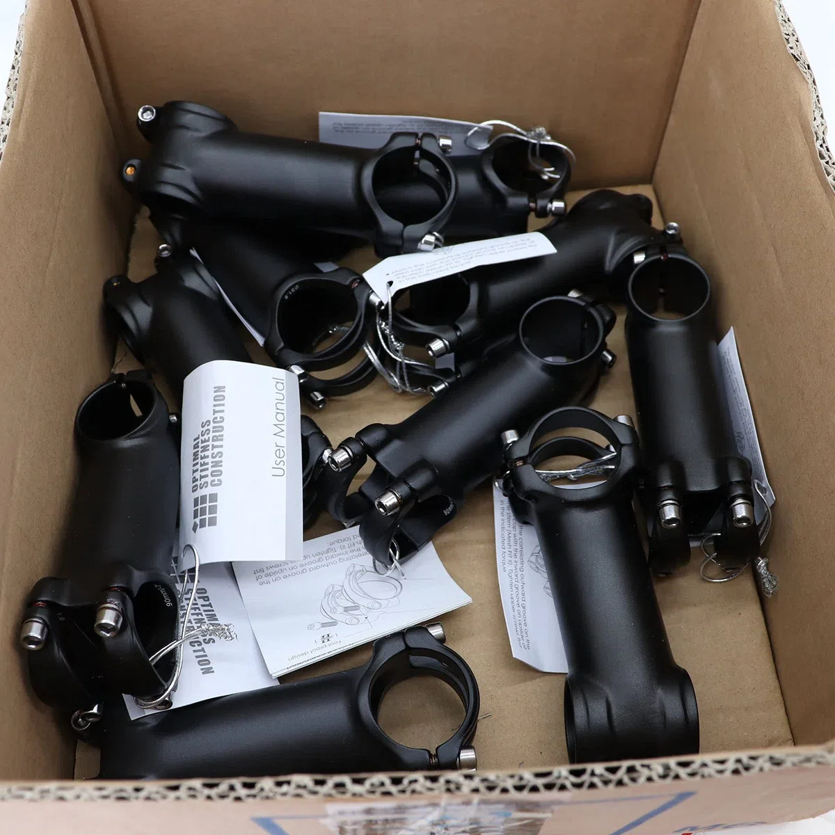Attacco Manubrio MTB Stelo da Bici Ultralight 7 Grado 17 MTB. Black Bicycle STEM Alu 7050 31.8 60 70 80 90 100 mm 110 120 130 Attacco Manubrio (Color : No Logo 7-80)