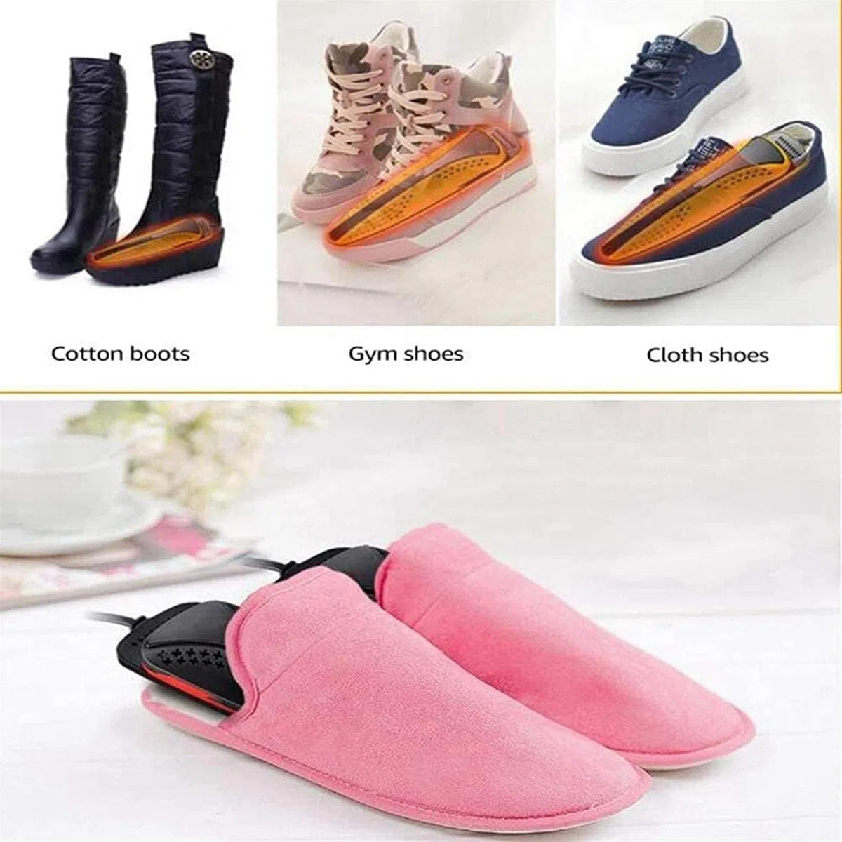 Asciuga scarponi, asciuga scarponi, asciuga guanti e scalda scarponi con soffiatore di calore, rack regolabile portatile, scaldapiedi elettrico per scarpe, guanti, cappelli, calzini, scarponi da