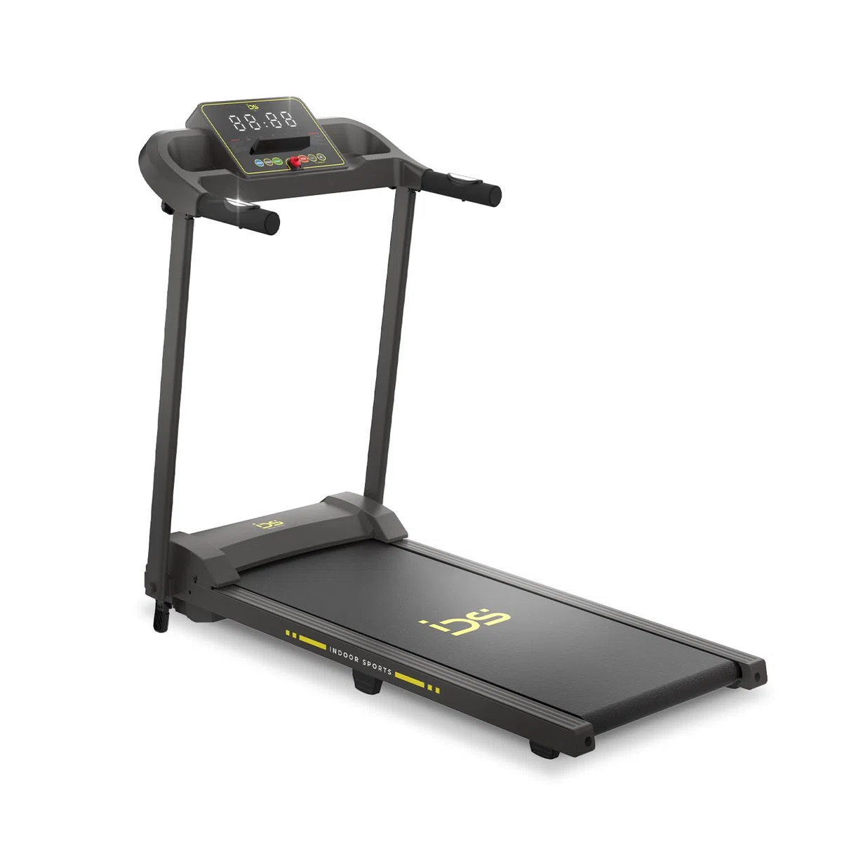 IDS W6 Tapis Roulant Elettrico Salvaspazio, CORSA + NORDIC WALKING, Brand ITALIANO, Super Slim 11,5 CM, 8 km/h, 6 Programmi, Telecomando da polso, Garanzia e Assistenza ITALIA