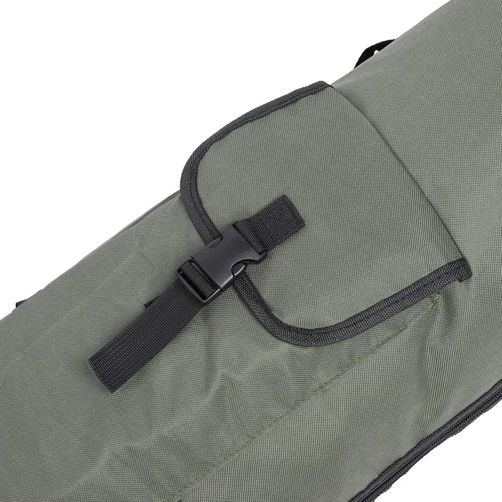 BORSA PER CANNA DA PESCA IN NYLON PORTA ATTREZZATURA DI GRANDE CAPACITÀ