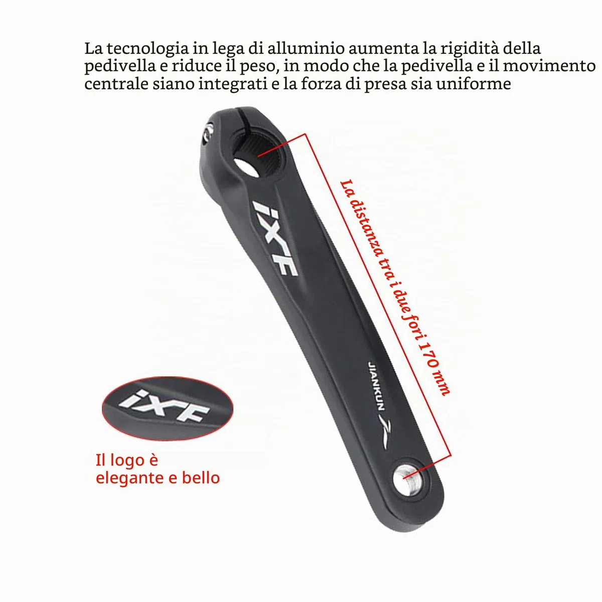 ENGWE MTB Guarnitura per mountain bike Cava Integrata Pedivella Modificata Singolo Disco 32T 34T 36T 38T