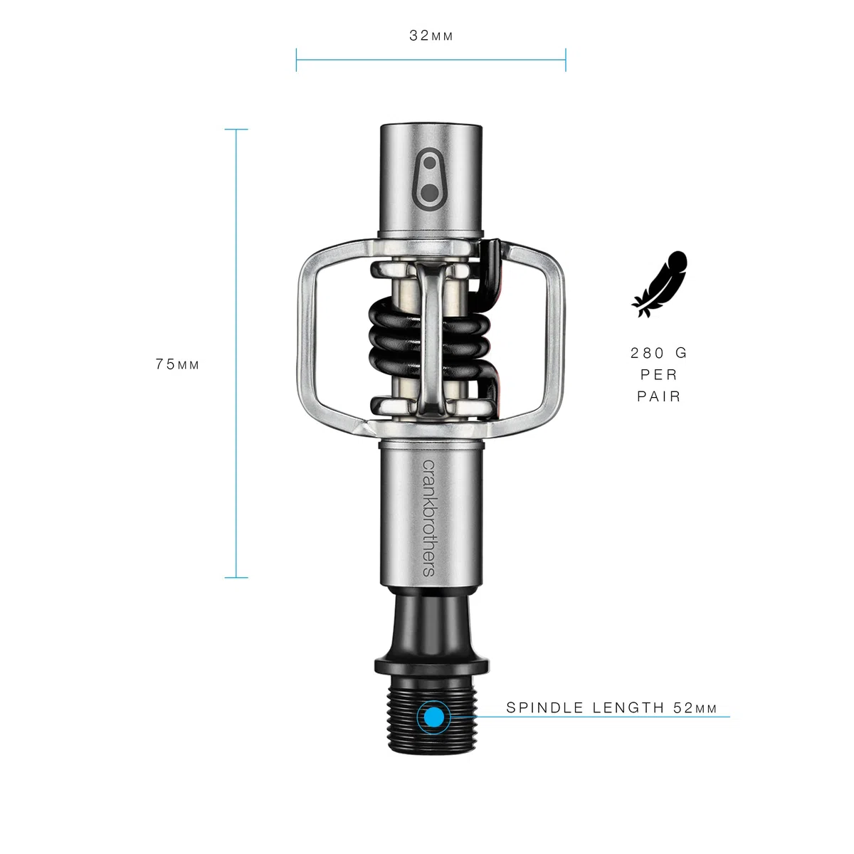 CRANKBROTHERS Eggbeater 1 - Pedali Unisex Adulto