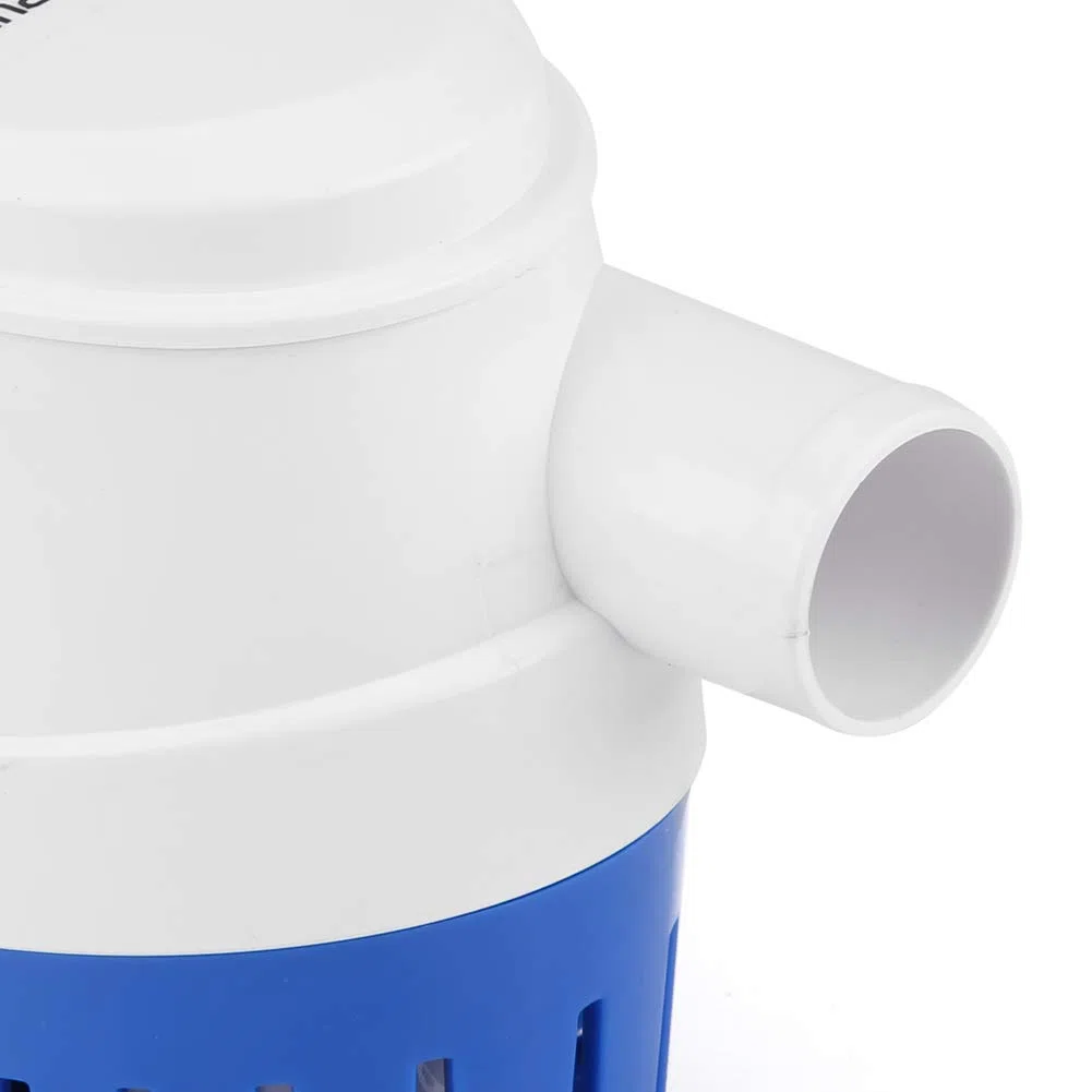 Pompa di sentina automatica 12 V, pompa di sentina con interruttore galleggiante, pompa elettrica sommersa piccola pompa liquida per acque reflue, per barche, stagni, yacht navi, RV 1100GPH