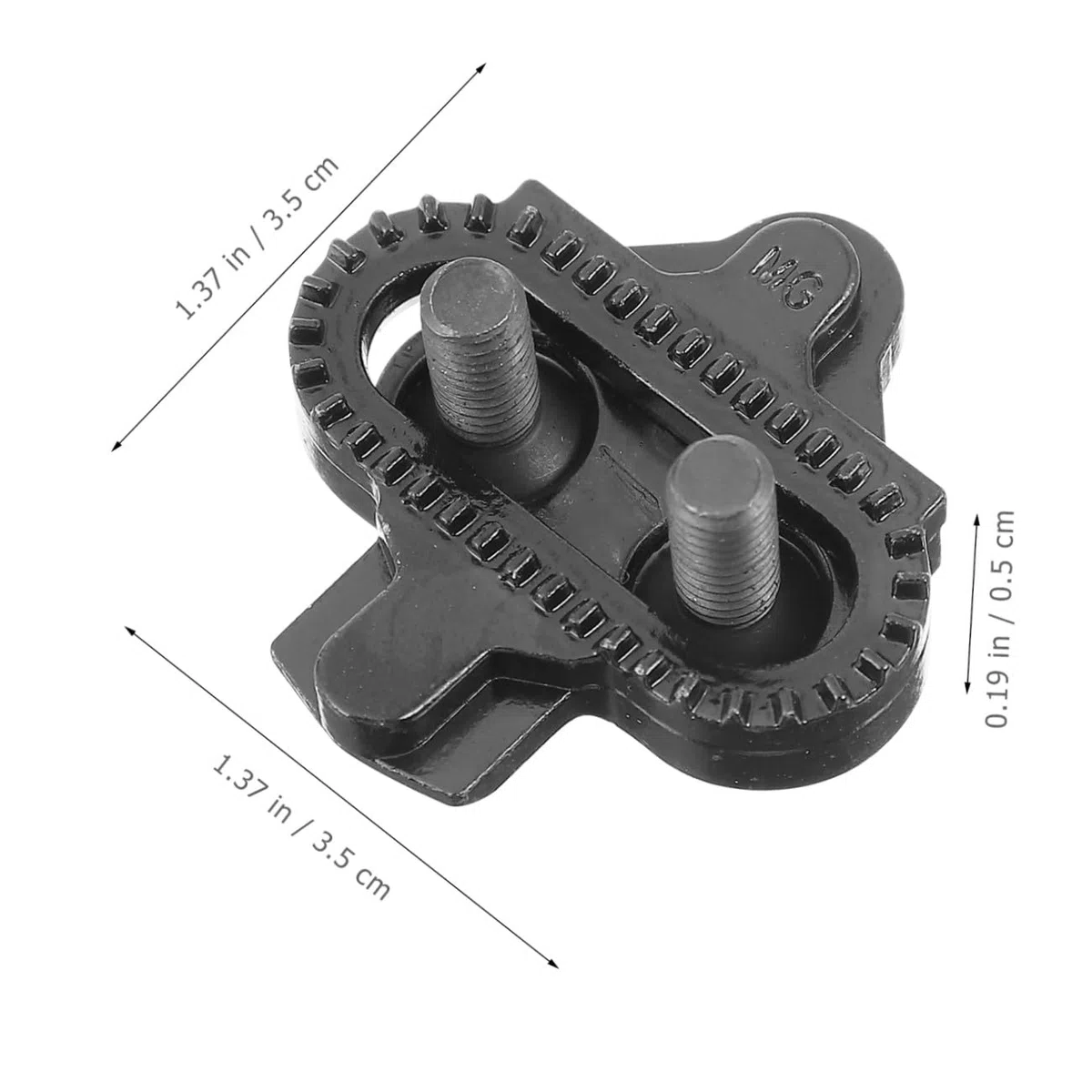 BESPORTBLE 3paia Tacchette Per Bici Da Montagna Autolock Multi-direzionale Sostituzione Per Pedali Alta Affidabilità e Stabilità