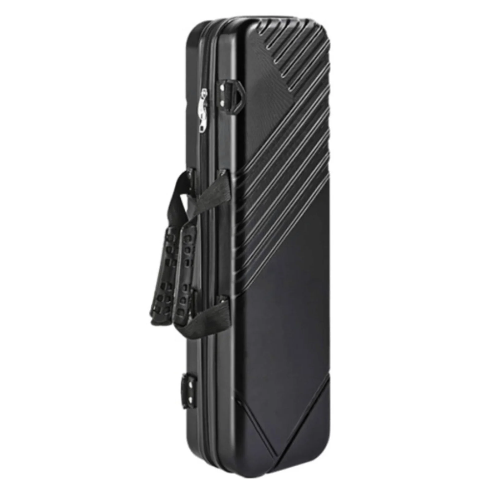 Custodia Rigida per Canna da Pesca Borsa Porta Canne Astuccio Portatackle Valigetta Impermeabile in con Tracolla Regolabile E Manico Adatta a Viaggi, Array, Nero, 95cm